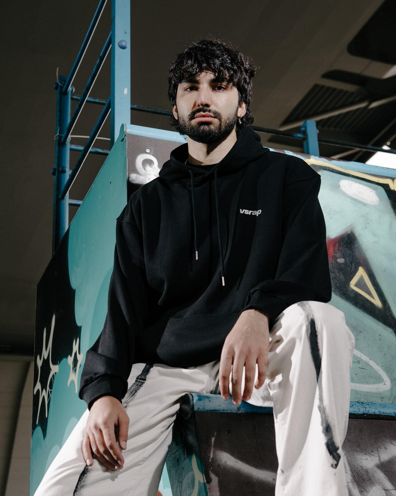 Худи "VSRAP basic" logo reflective