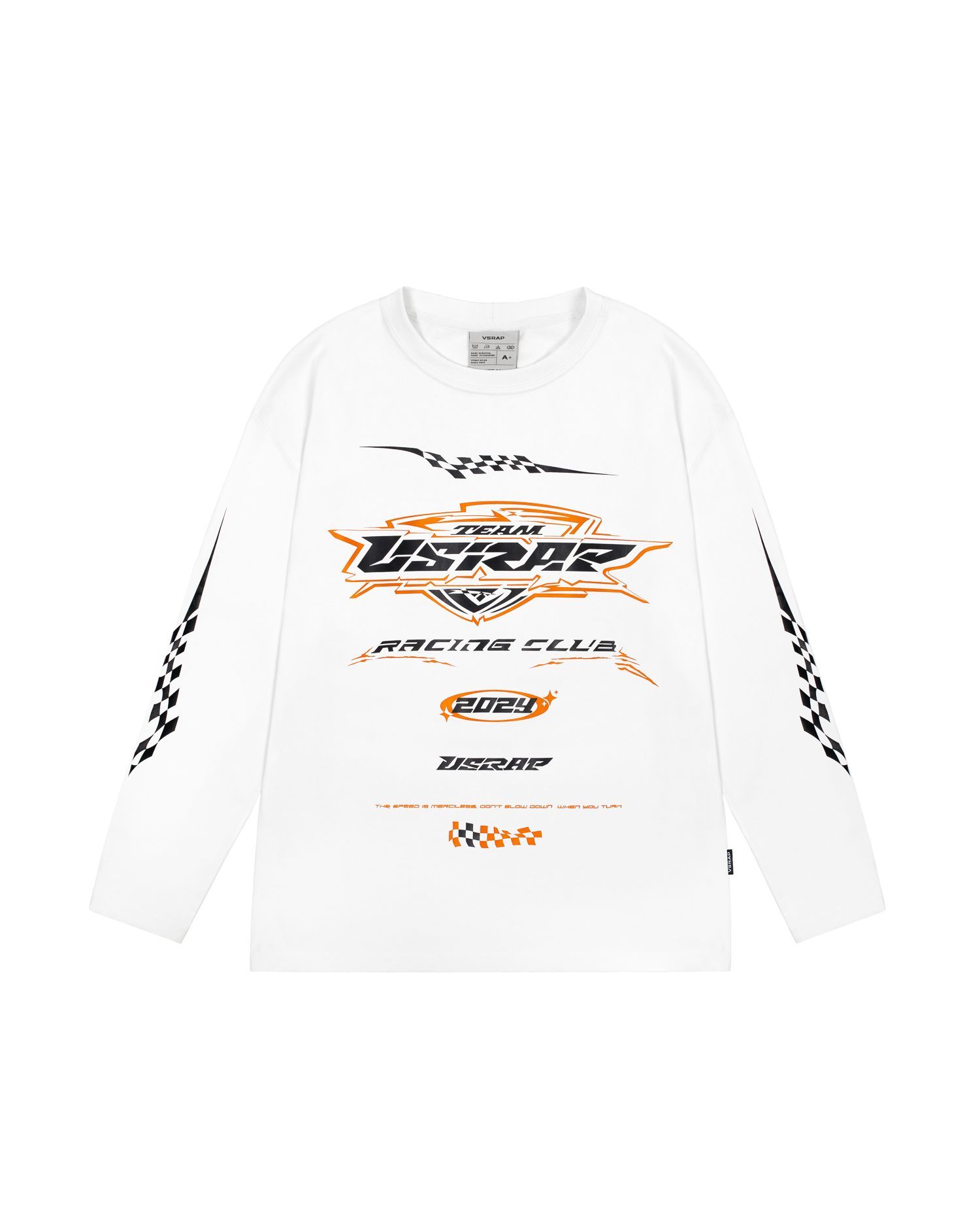 Лонгслив "VRC v.1" white