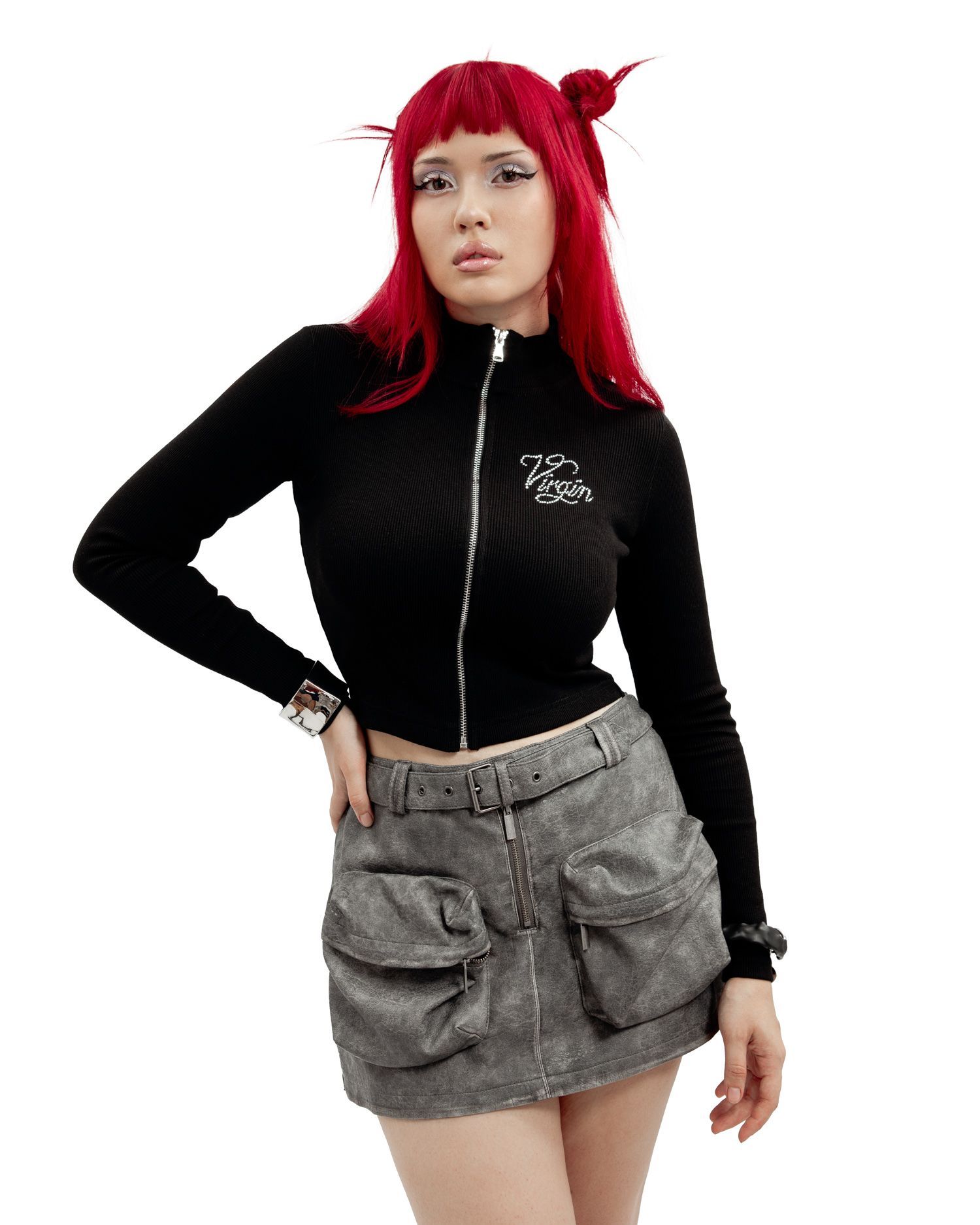 Лонгслив "Virgin" zip