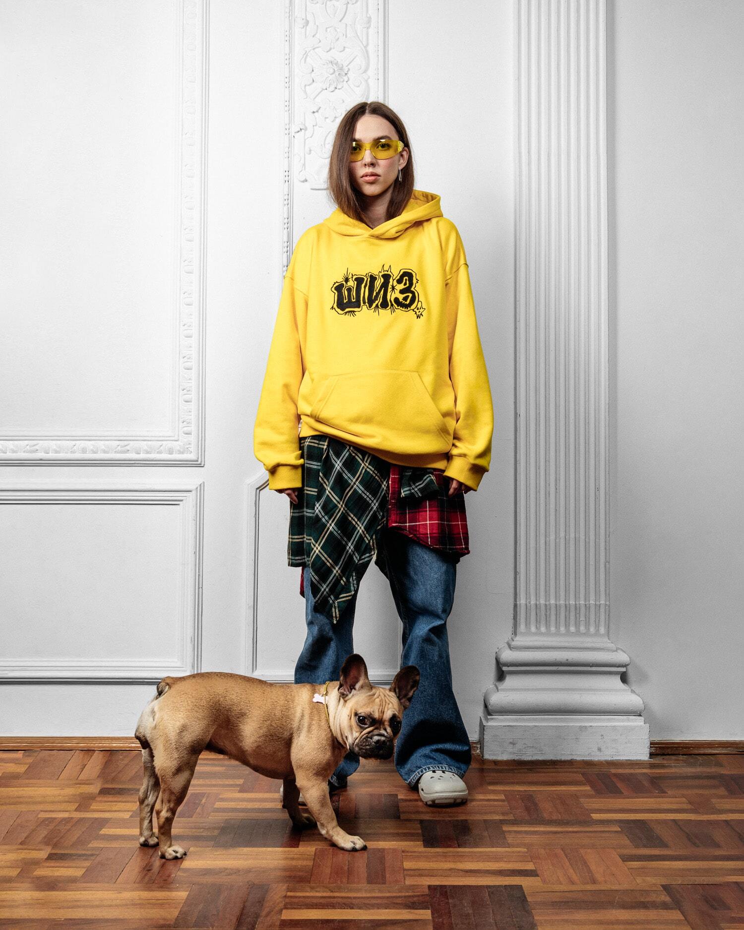 Худи "Шиз" by ANTIHYPE X CUROMUSHKA