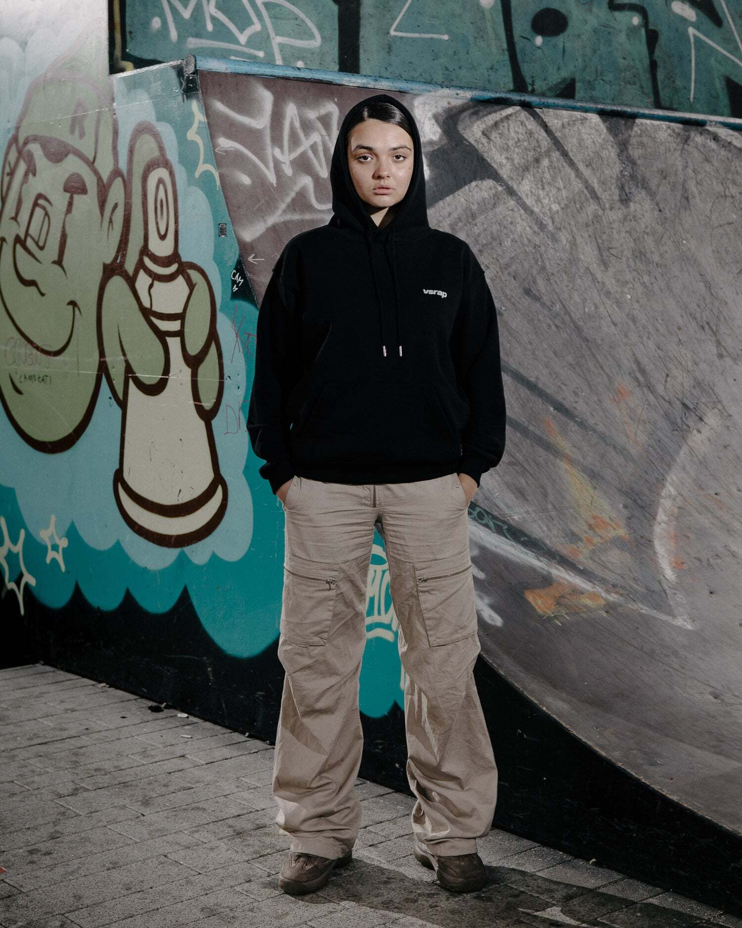 Худи "VSRAP basic" logo reflective