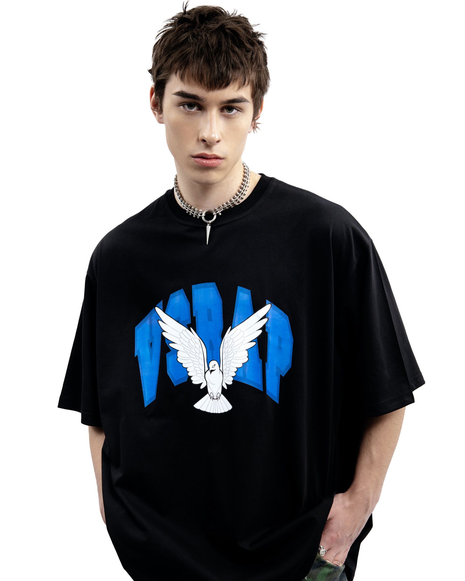 Футболка "vsrap pigeon" black