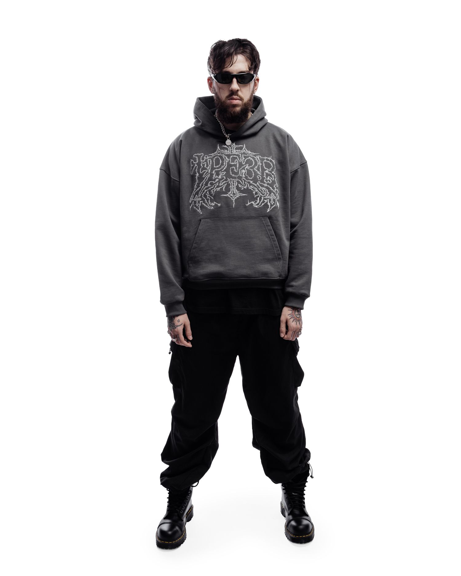 Худи "Трезв 2" grey