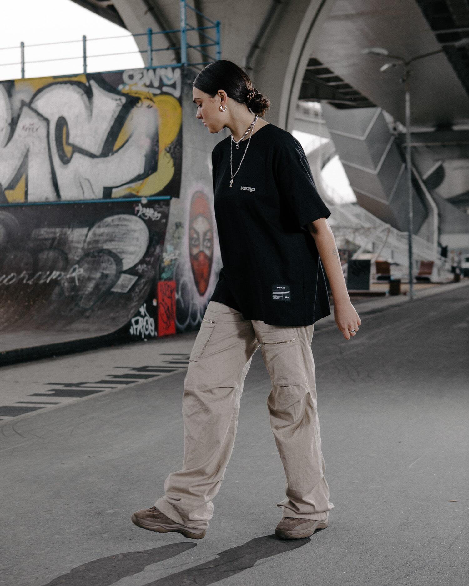 Футболка "VSRAP basic" logo reflective