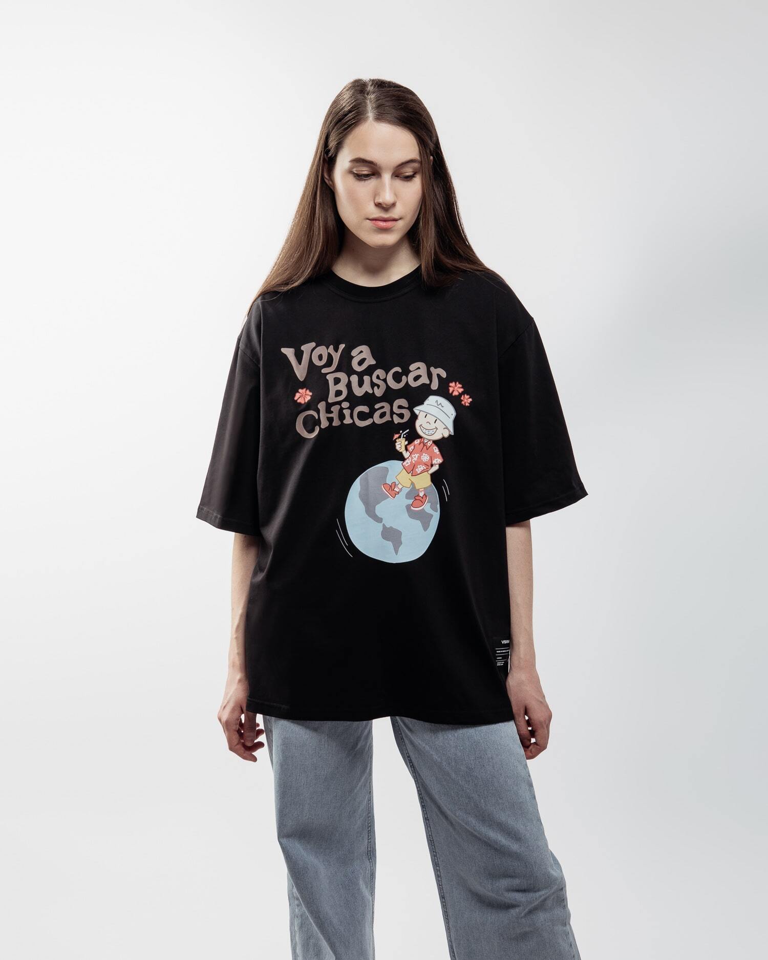 Футболка "Chicas" black