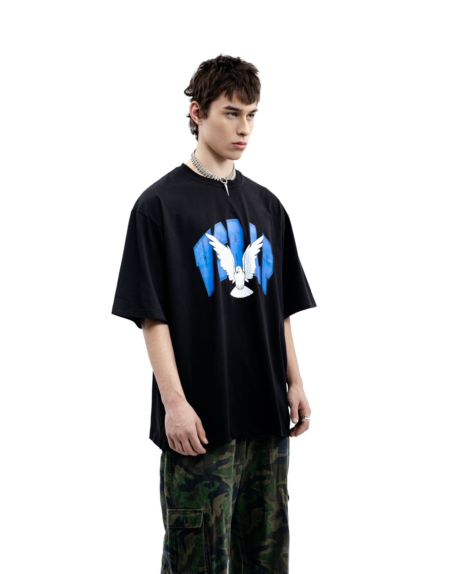 Футболка "vsrap pigeon" black