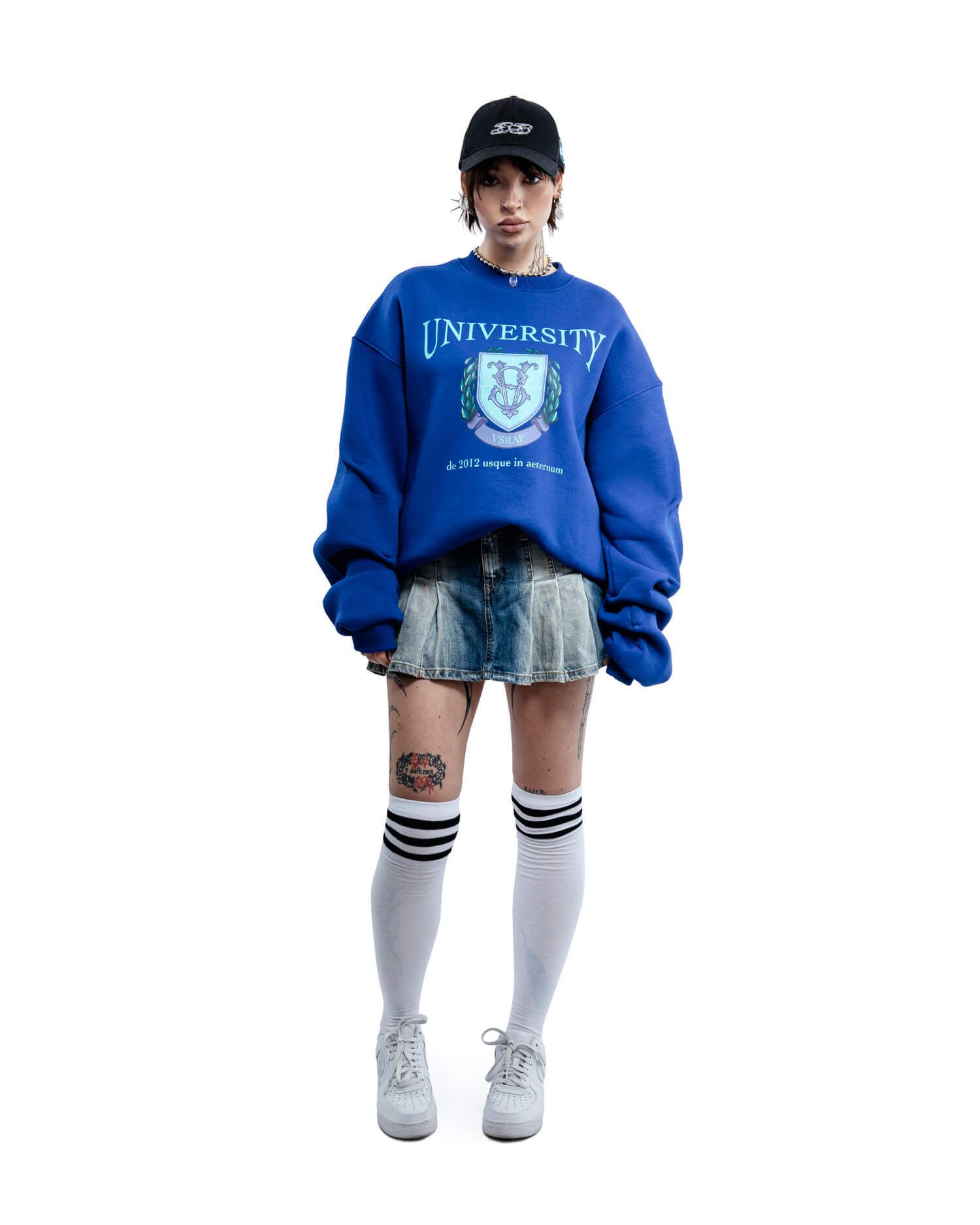 Свитшот "University" blue