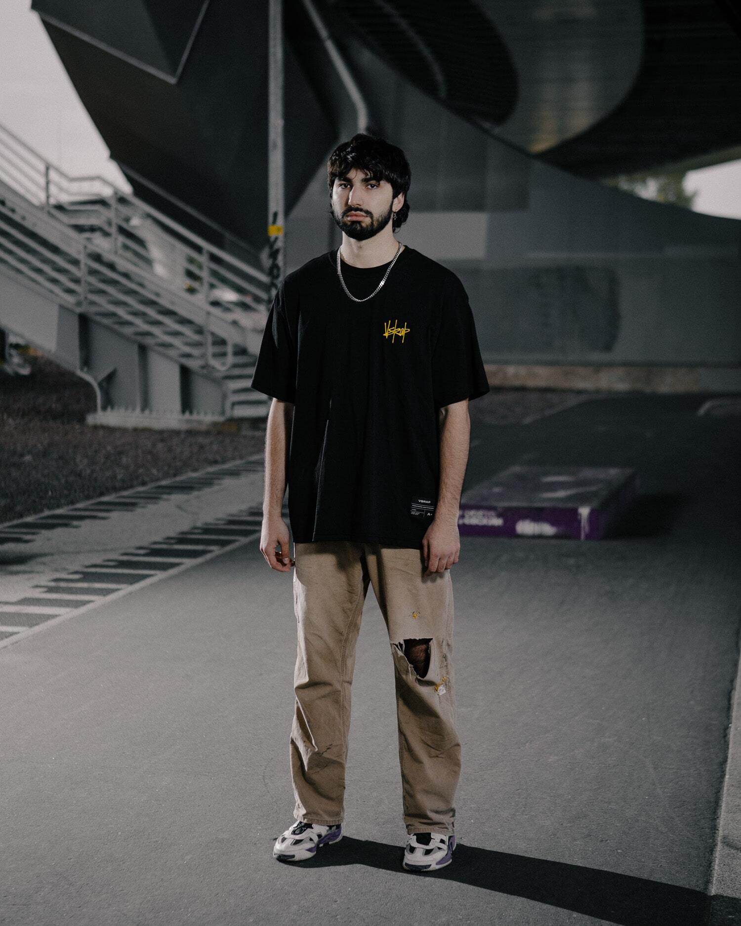 Футболка "VSRAP basic" tag logo