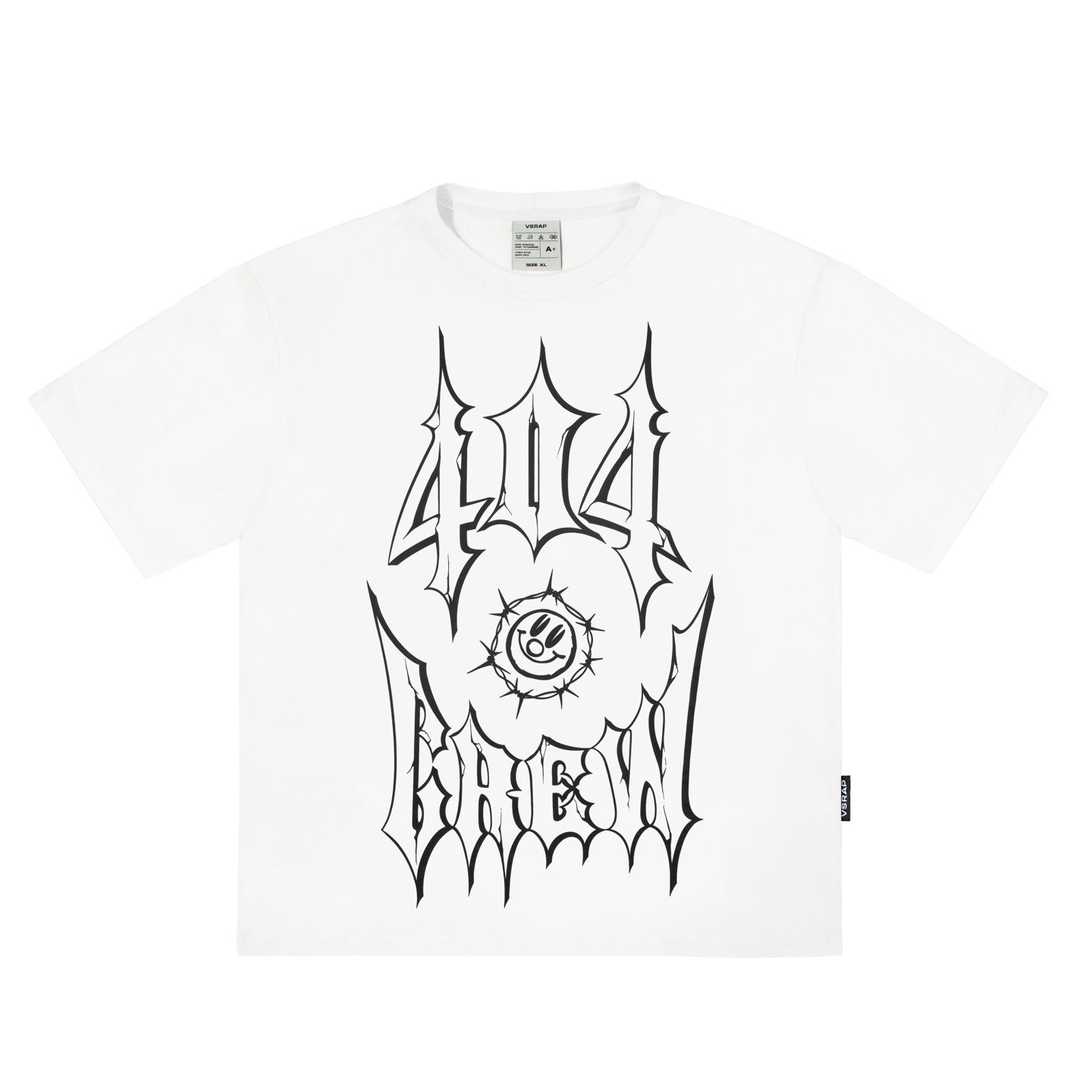 Футболка "404 crew" white