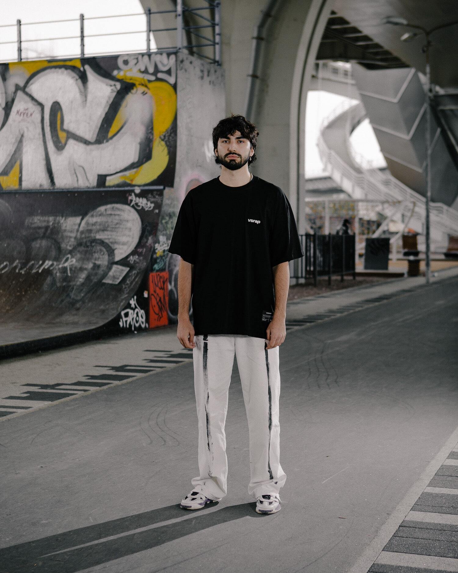 Футболка "VSRAP basic" logo reflective