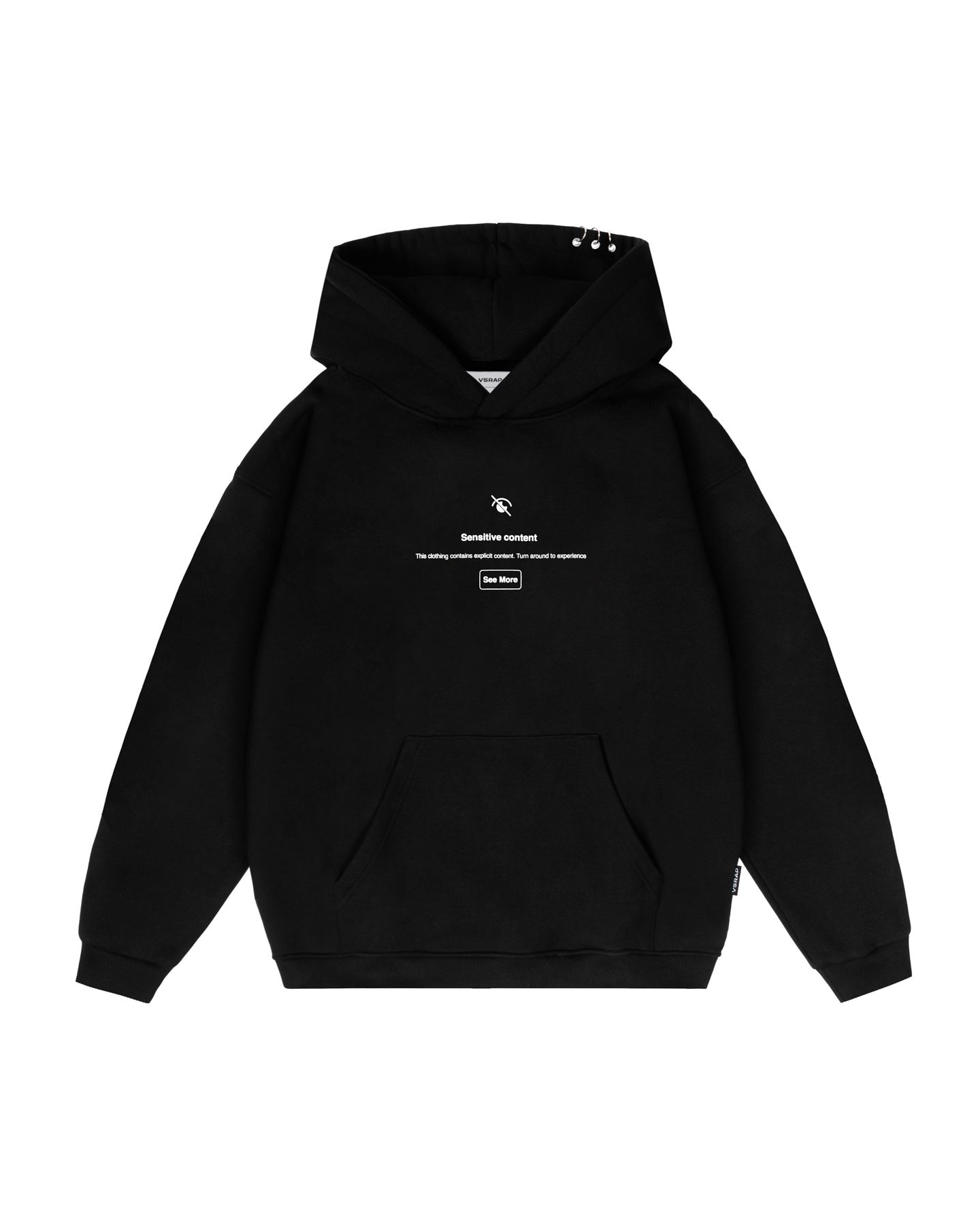 Худи "Sensitive content" black