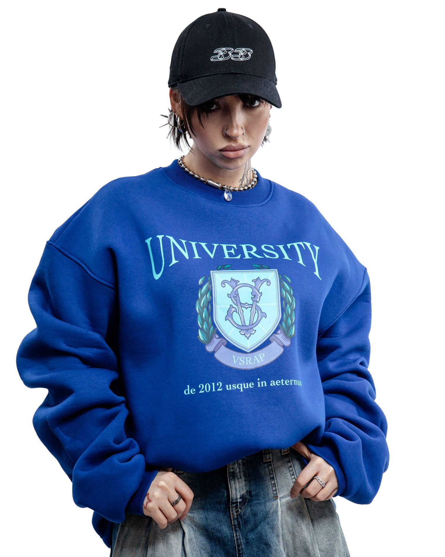 Свитшот "University" blue