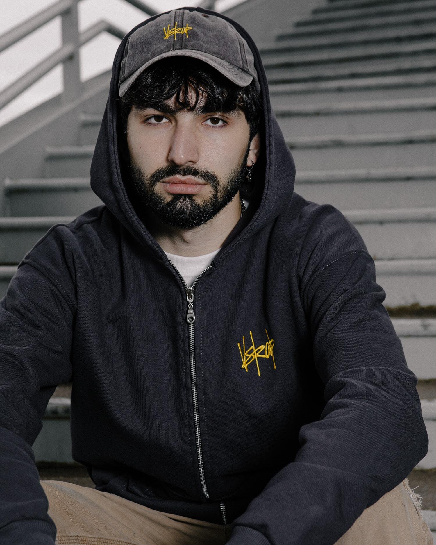 Кепка "VSRAP" brown / yellow tag