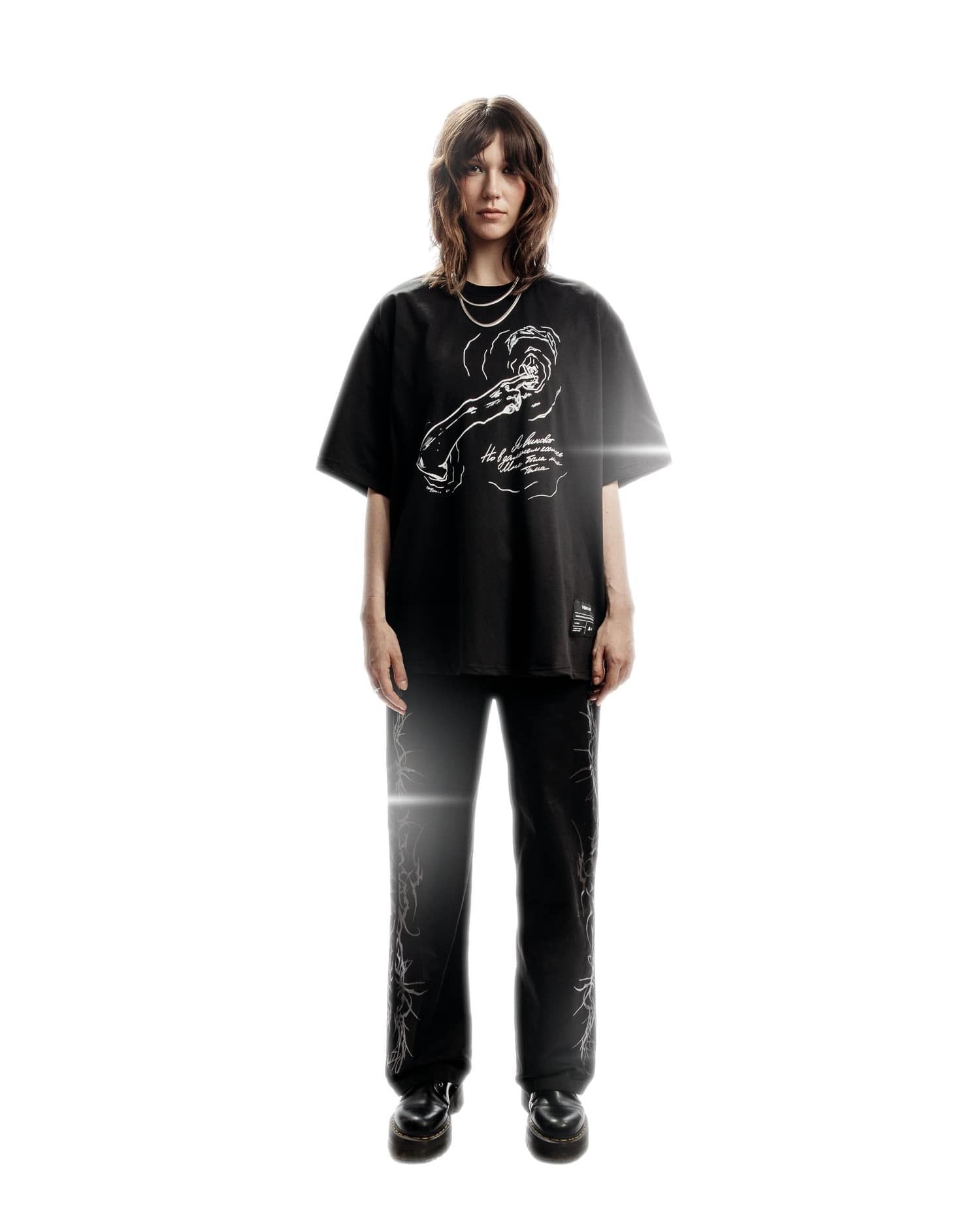 Футболка "который ищет маяк" black