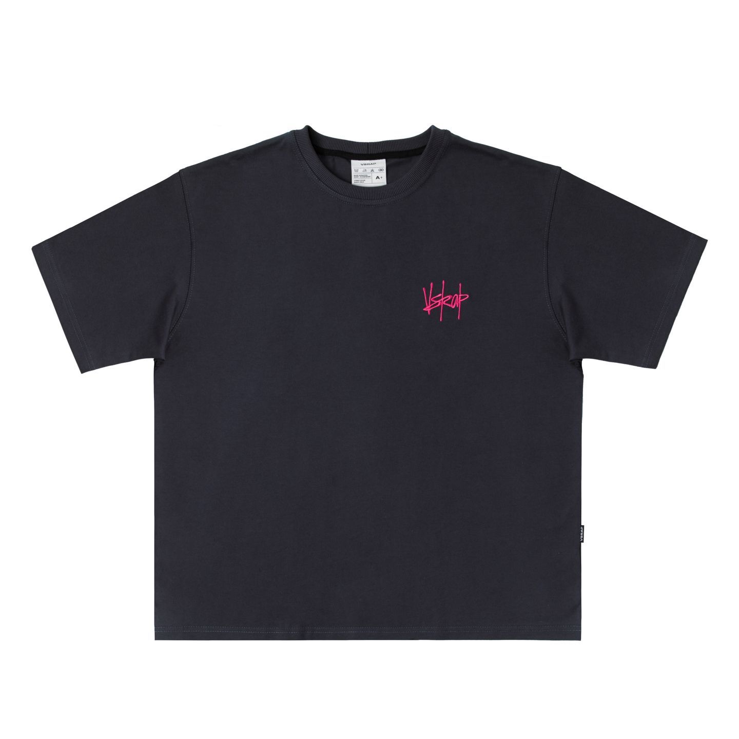 Футболка "VSRAP basic" tag logo / grey