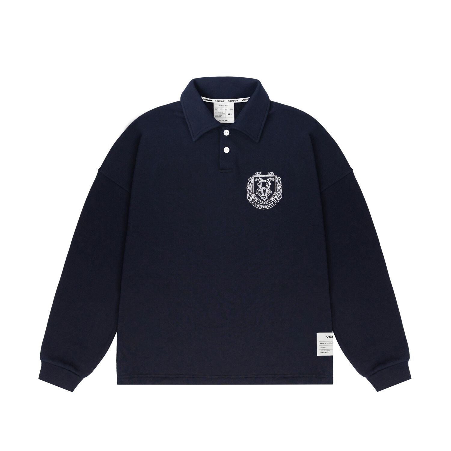 Поло "University" dark blue