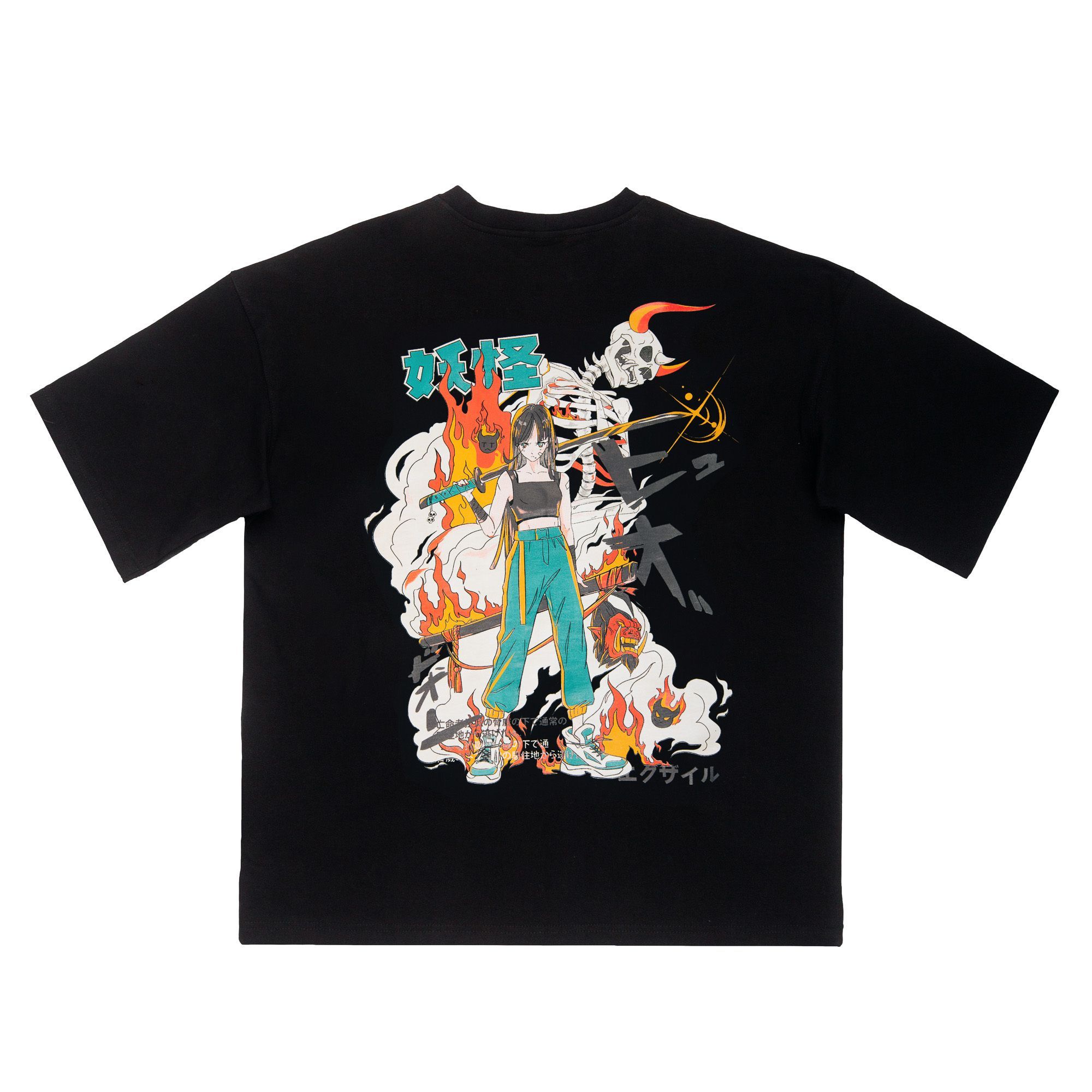 Футболка "Akuma" черная от Exile