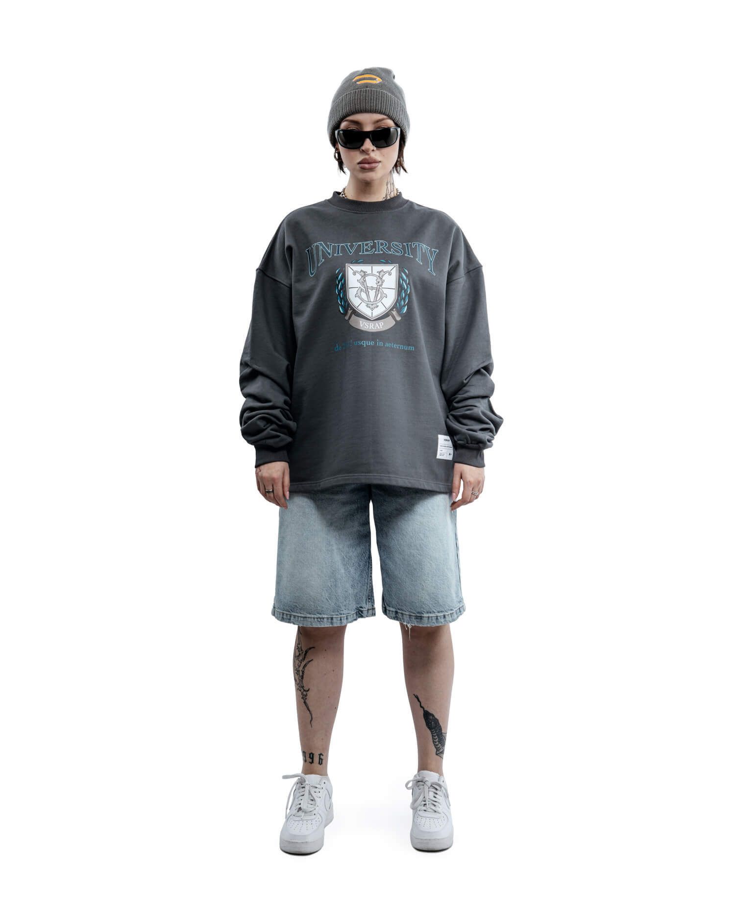 Свитшот "University" grey