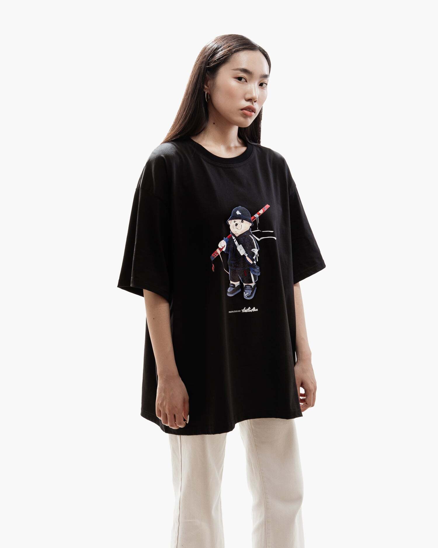 Футболка "Samurai Bear" black