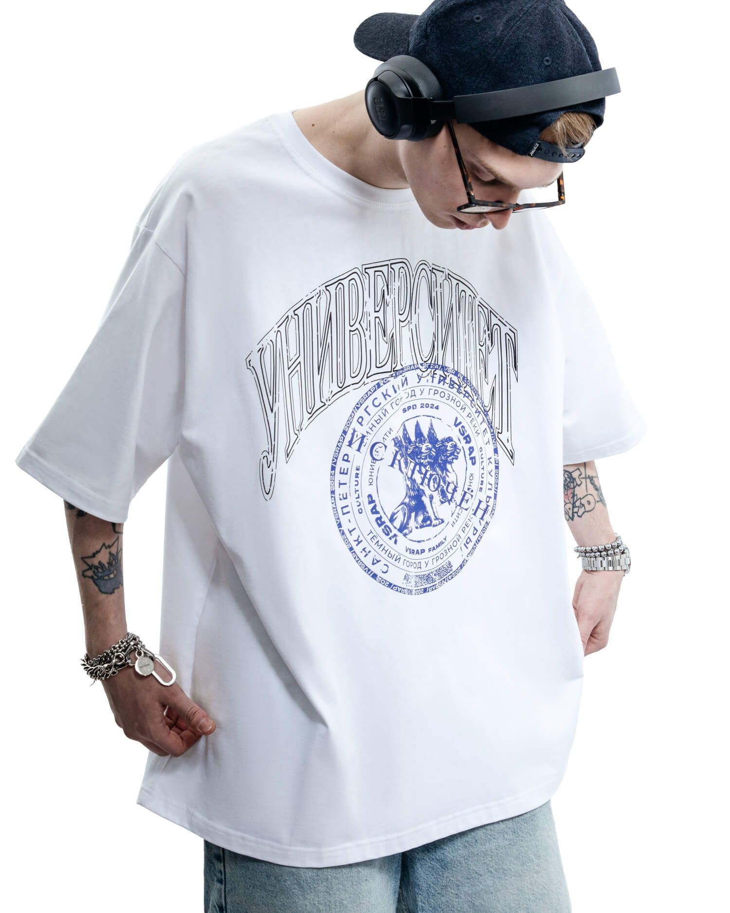 Футболка "Исключен" white