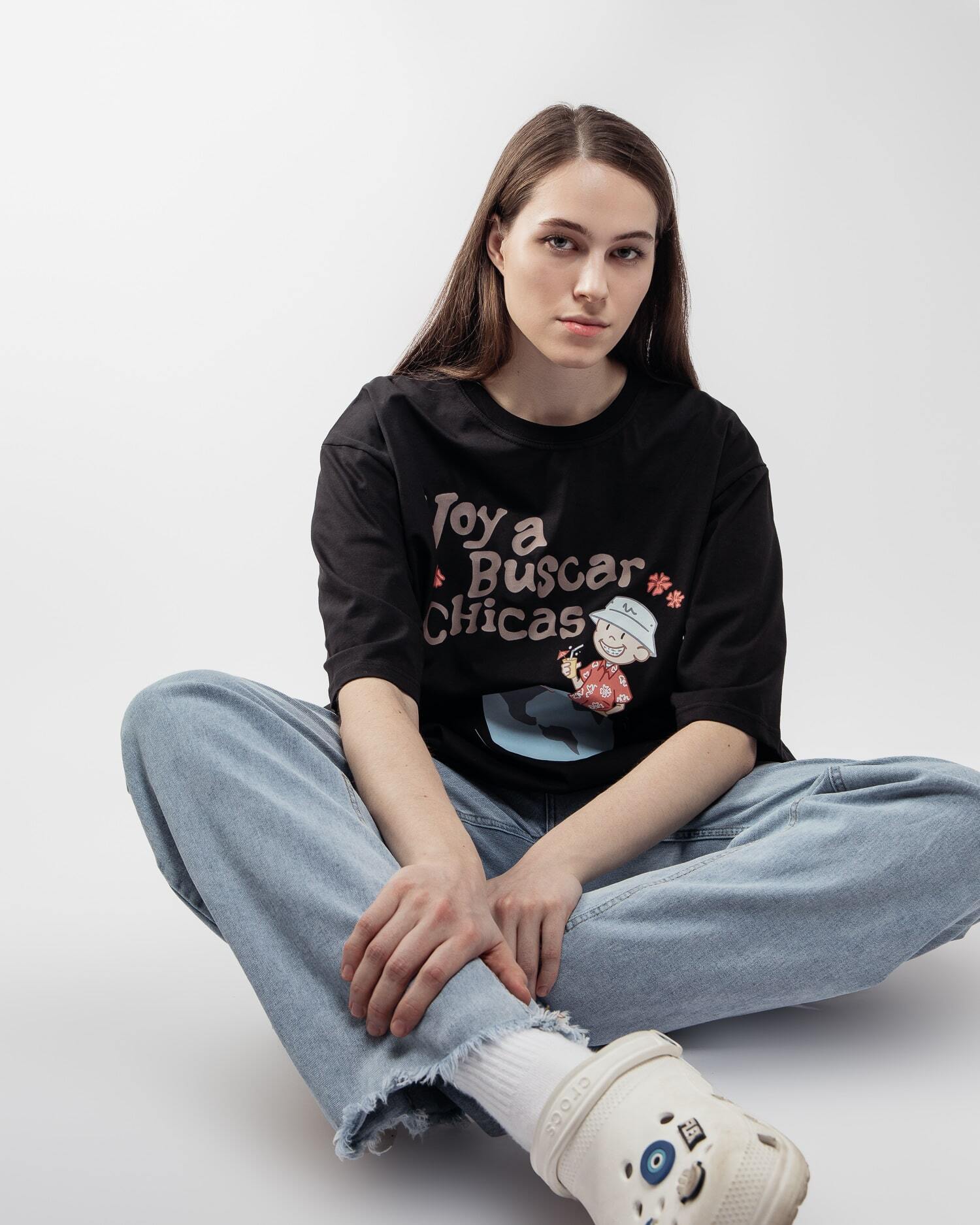 Футболка "Chicas" black