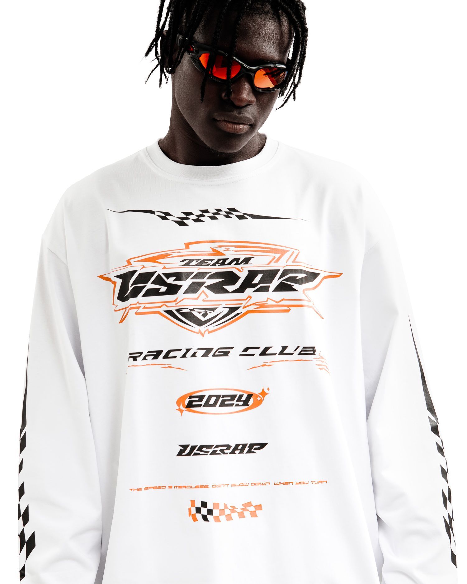 Лонгслив "VRC v.1" white