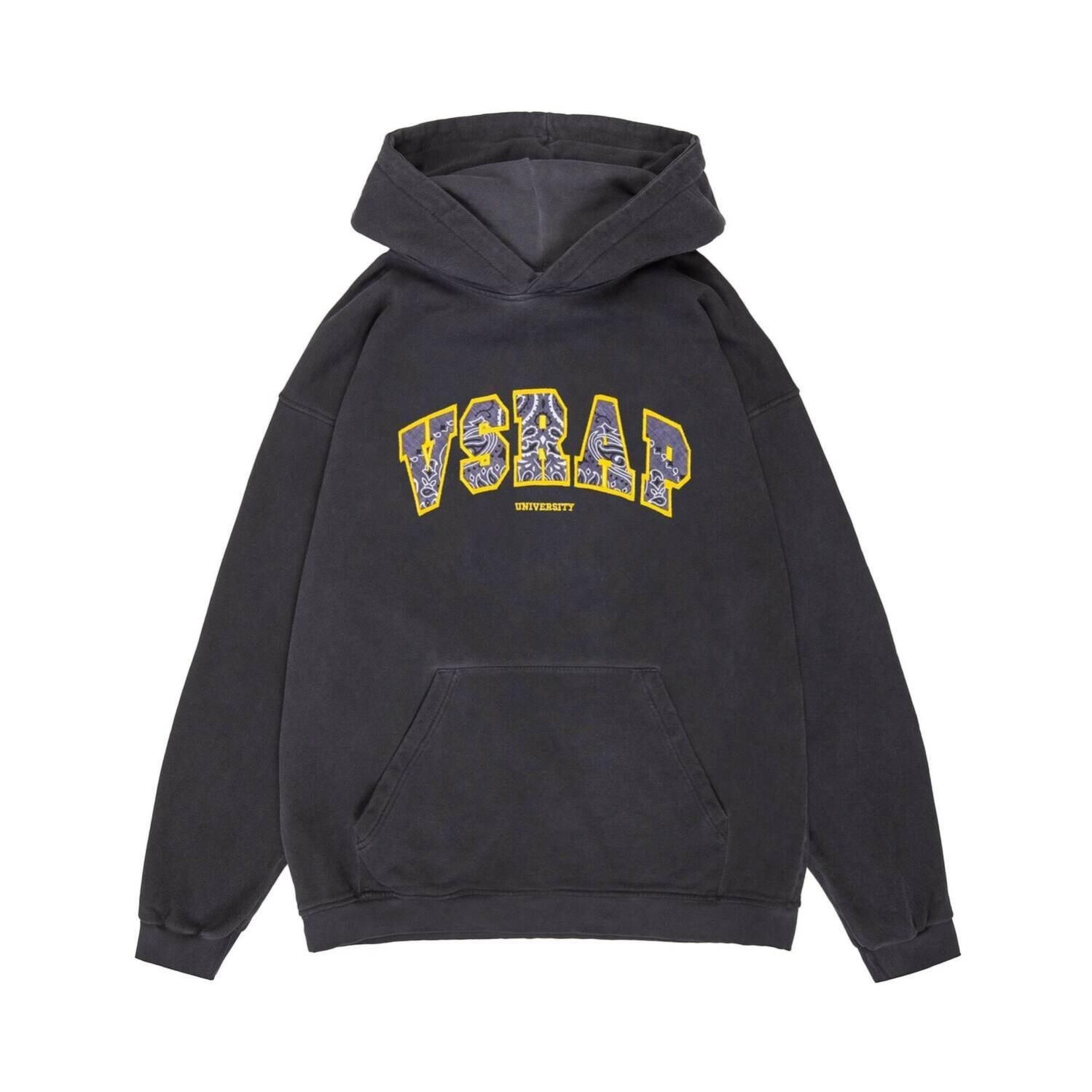 Худи "University" garment-dye yellow