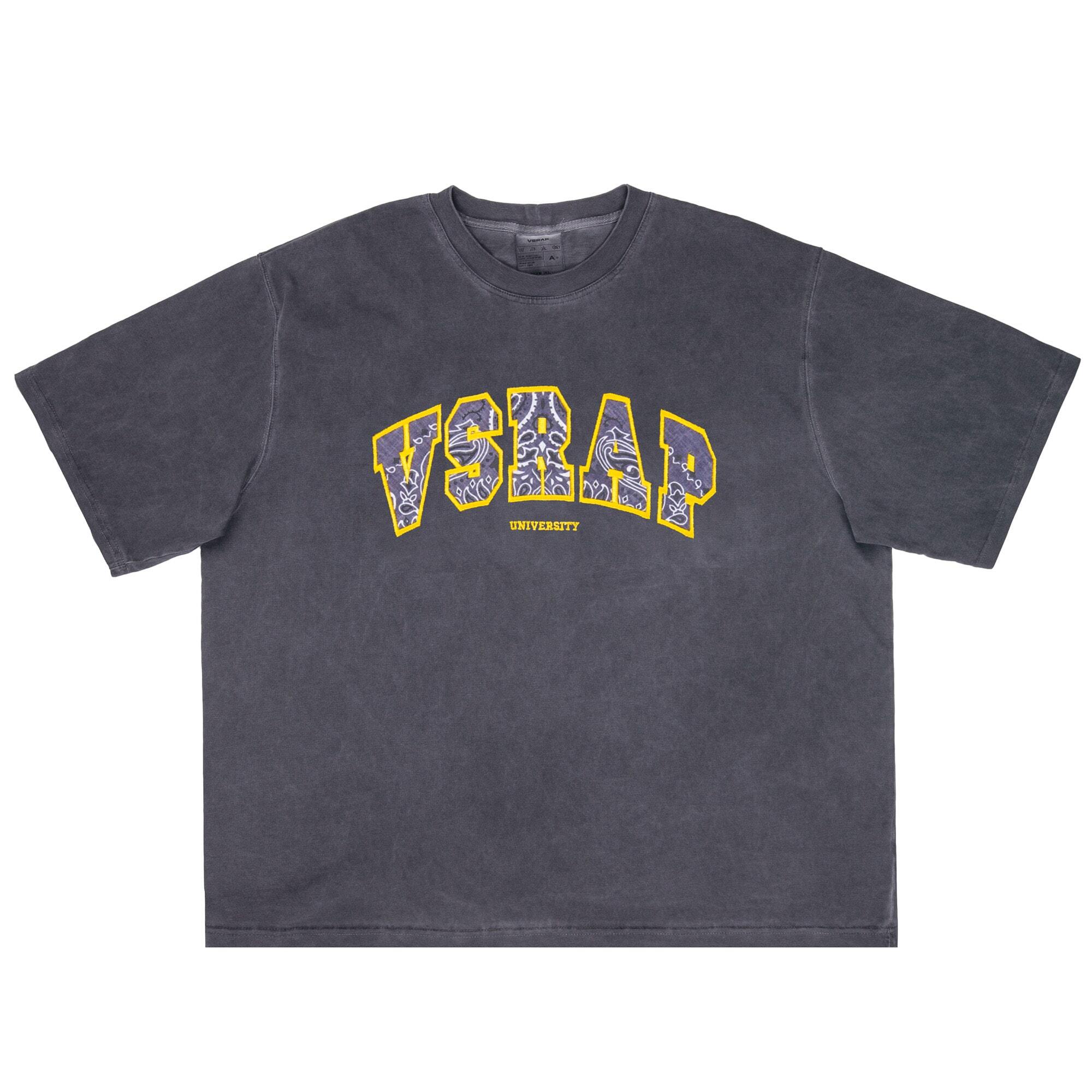 Футболка "University" garment-dye yellow