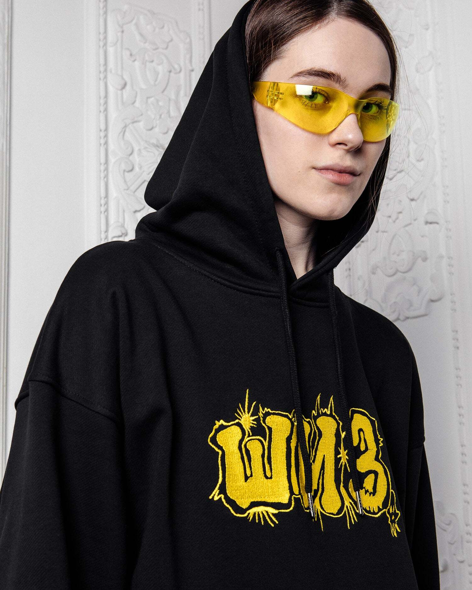 Худи "Шиз" black by ANTIHYPE X CUROMUSHKA