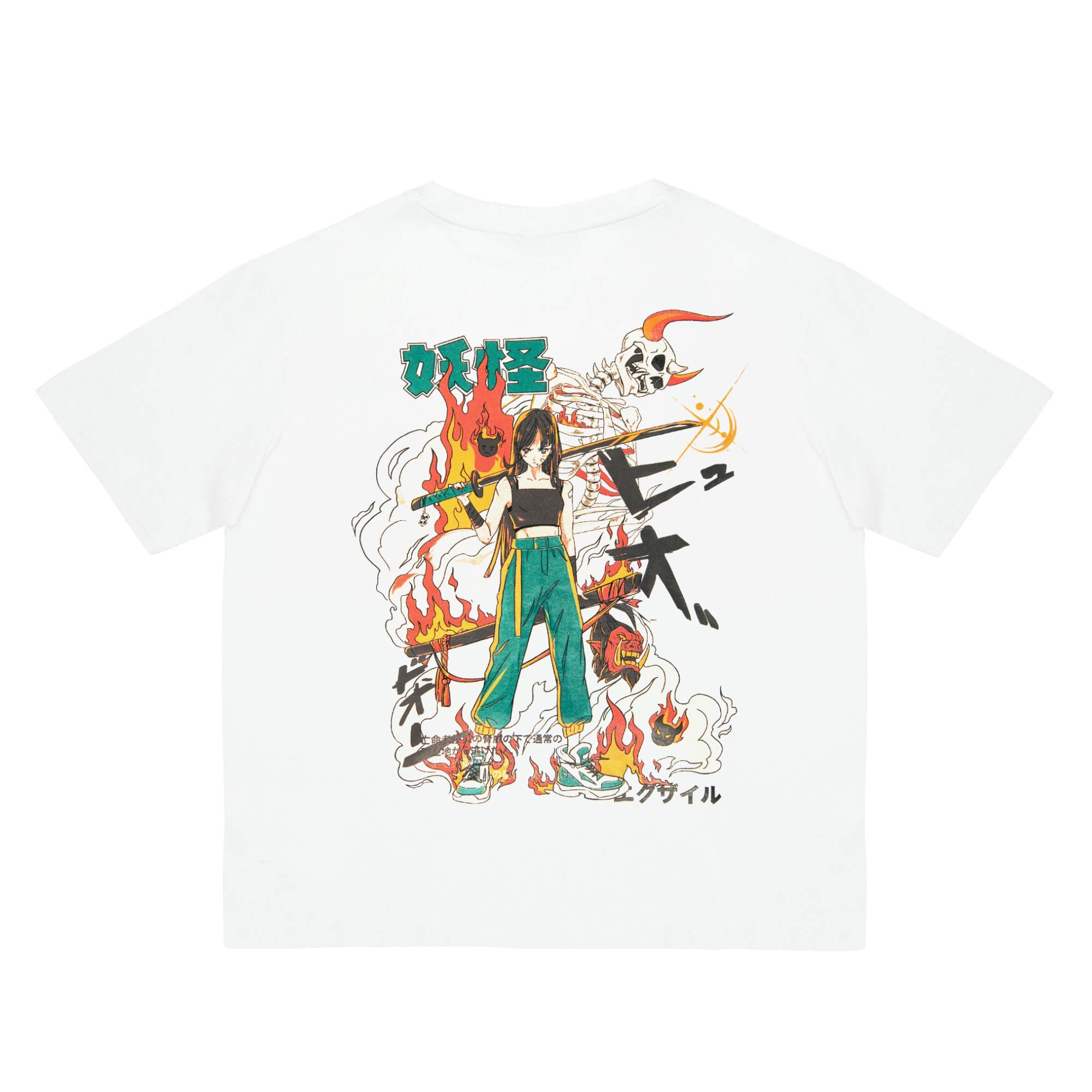 Футболка "Akuma" белая от Exile