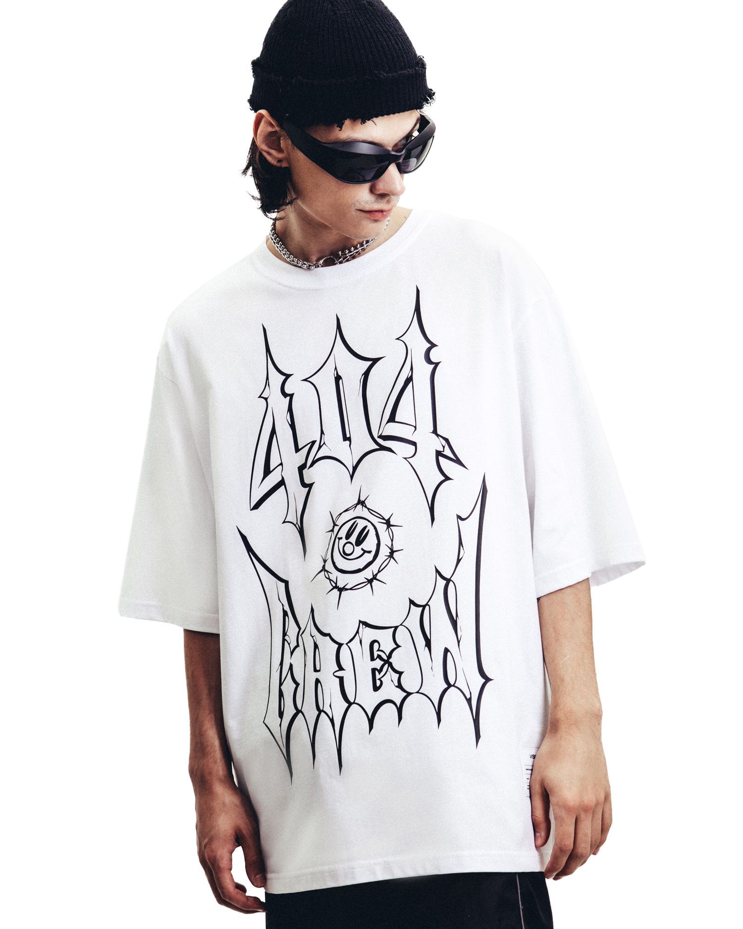 Футболка "404 crew" white