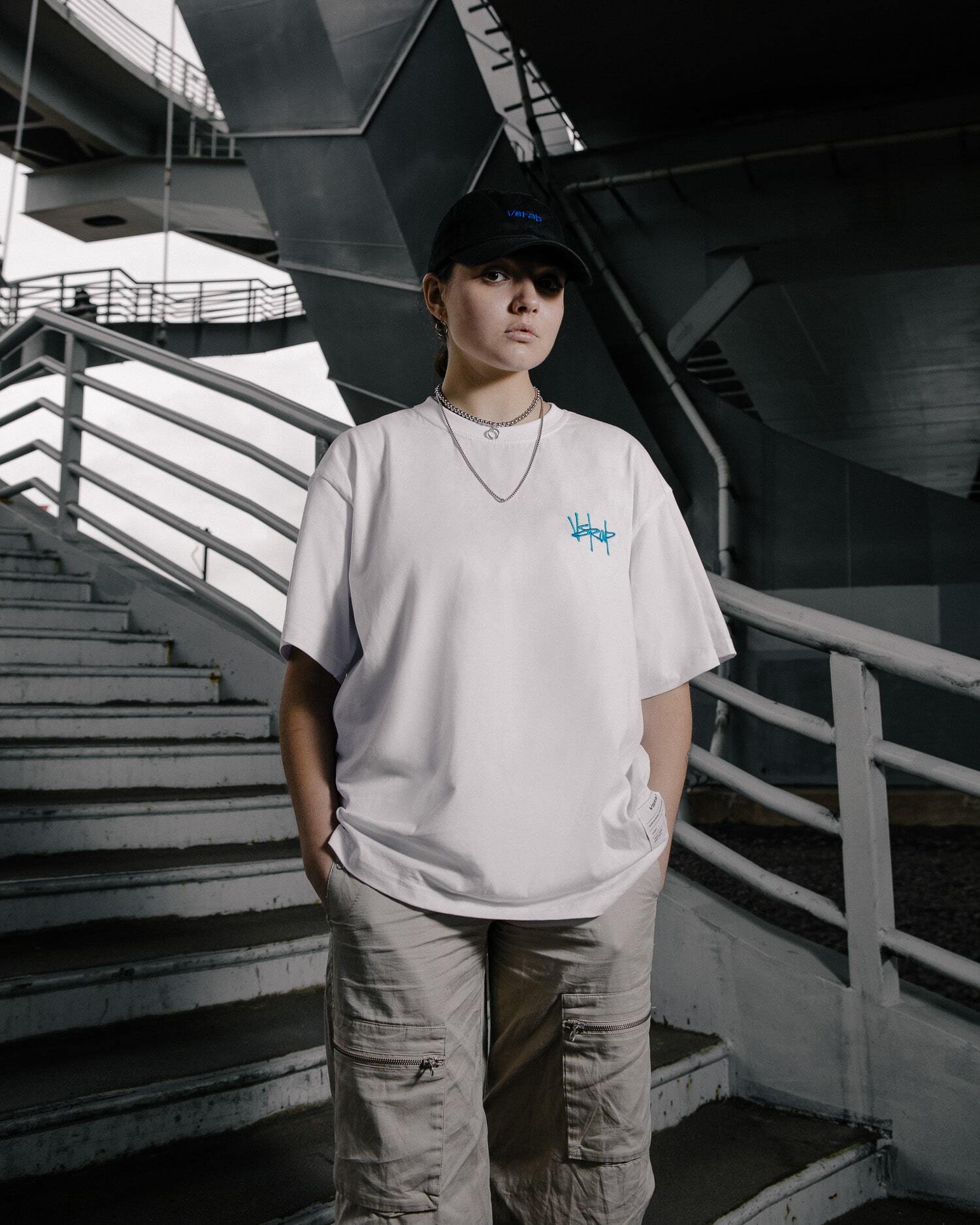 Кепка "VSRAP" black / blue logo