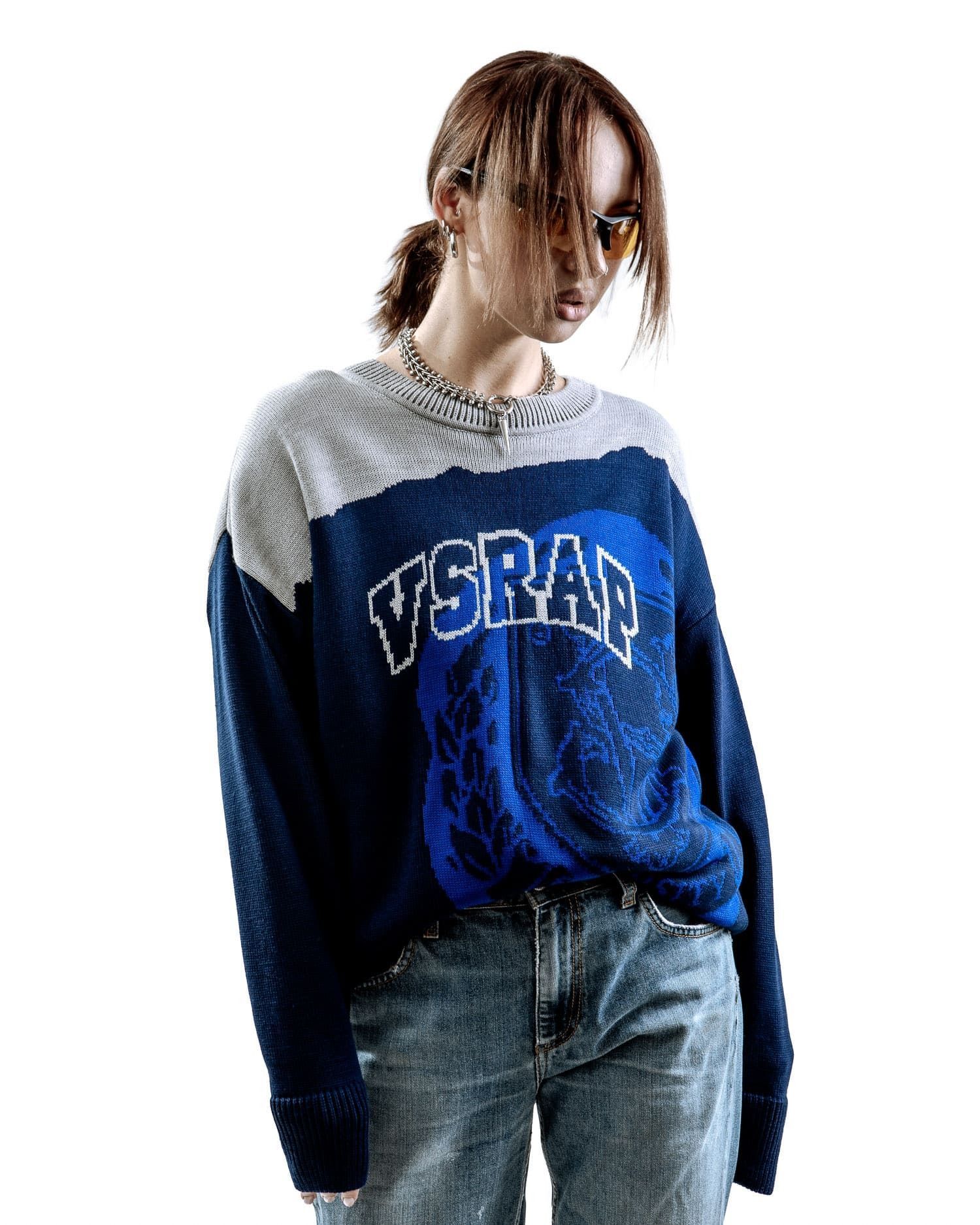 Свитер "University" dark blue