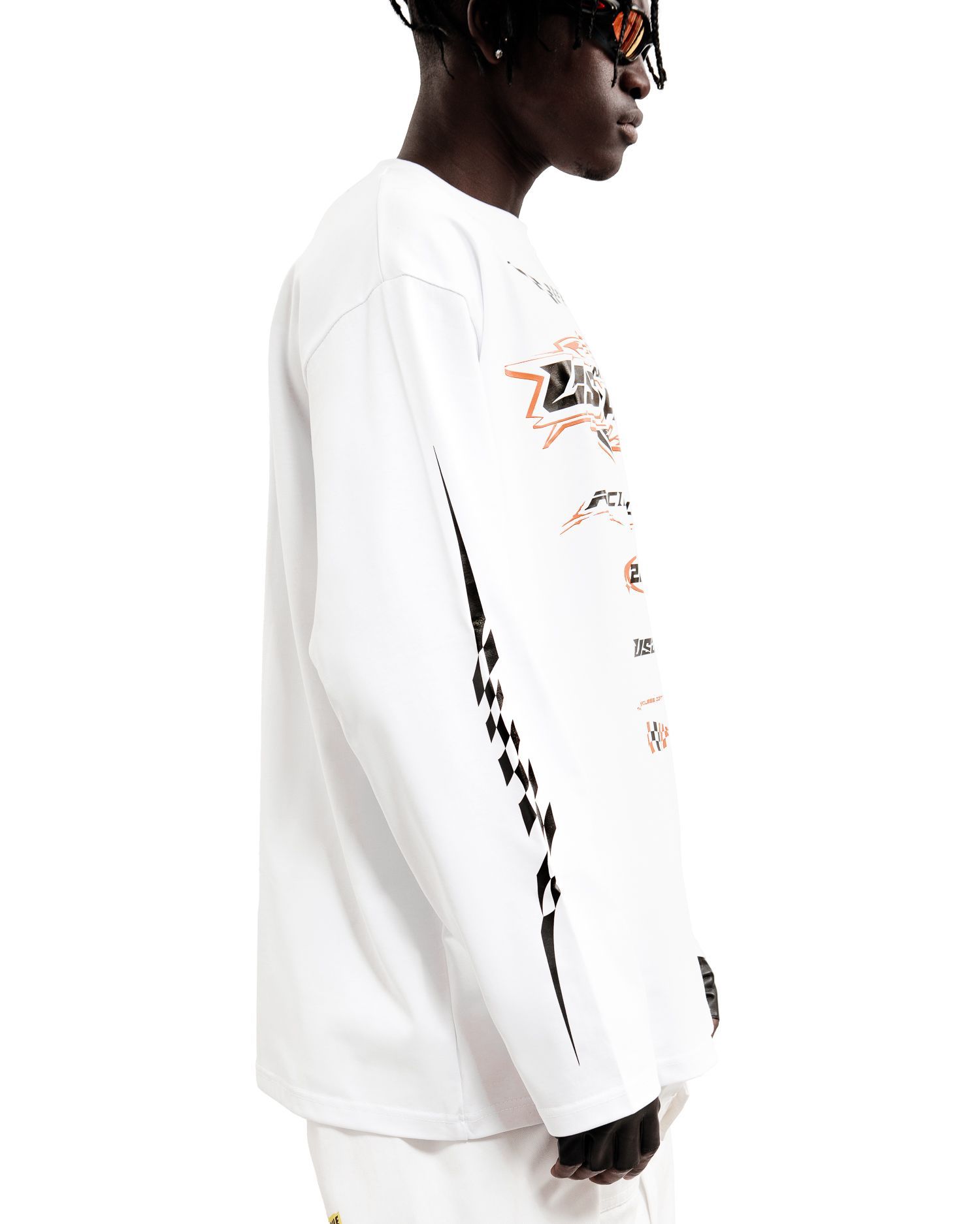 Лонгслив "VRC v.1" white