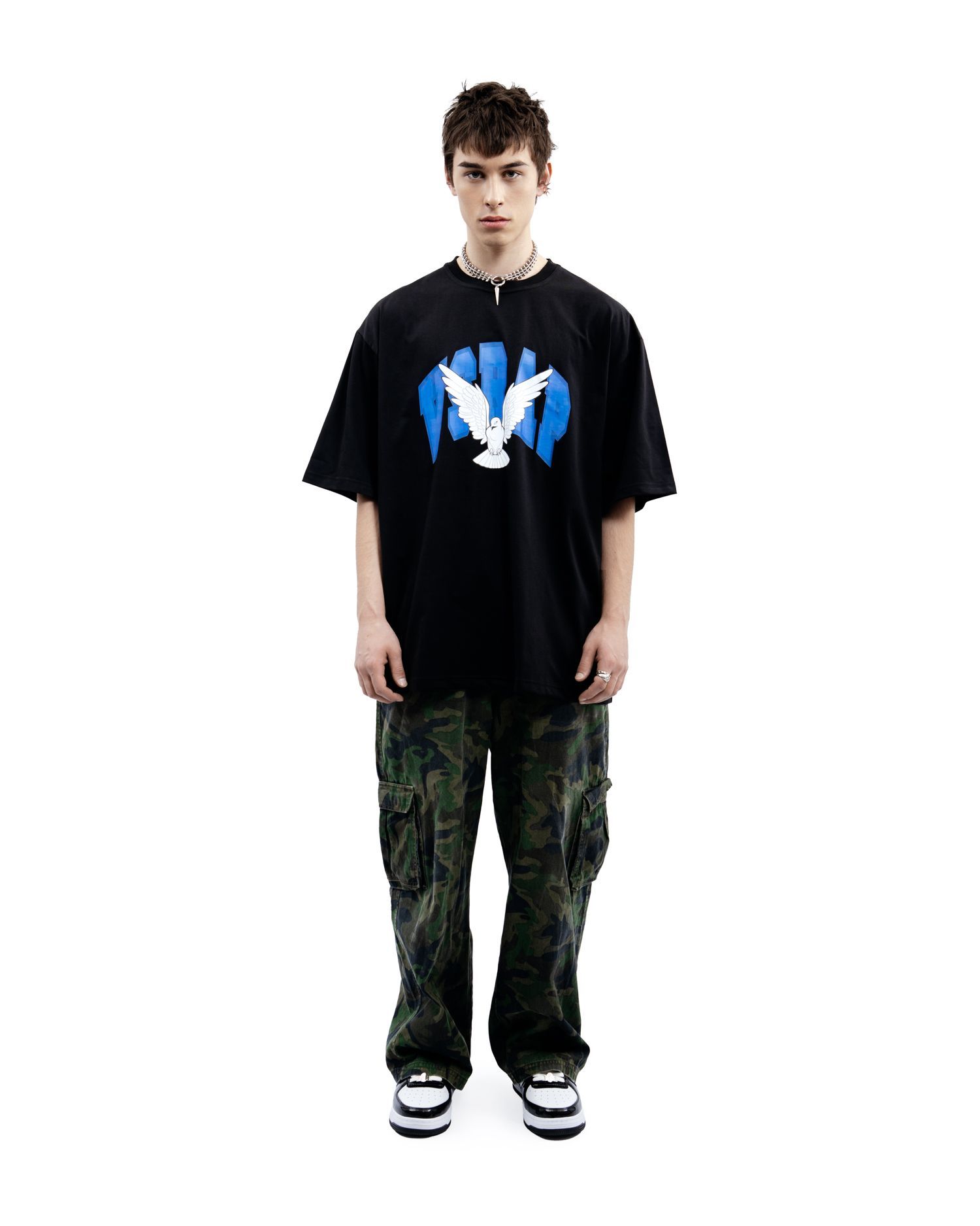 Футболка "vsrap pigeon" black