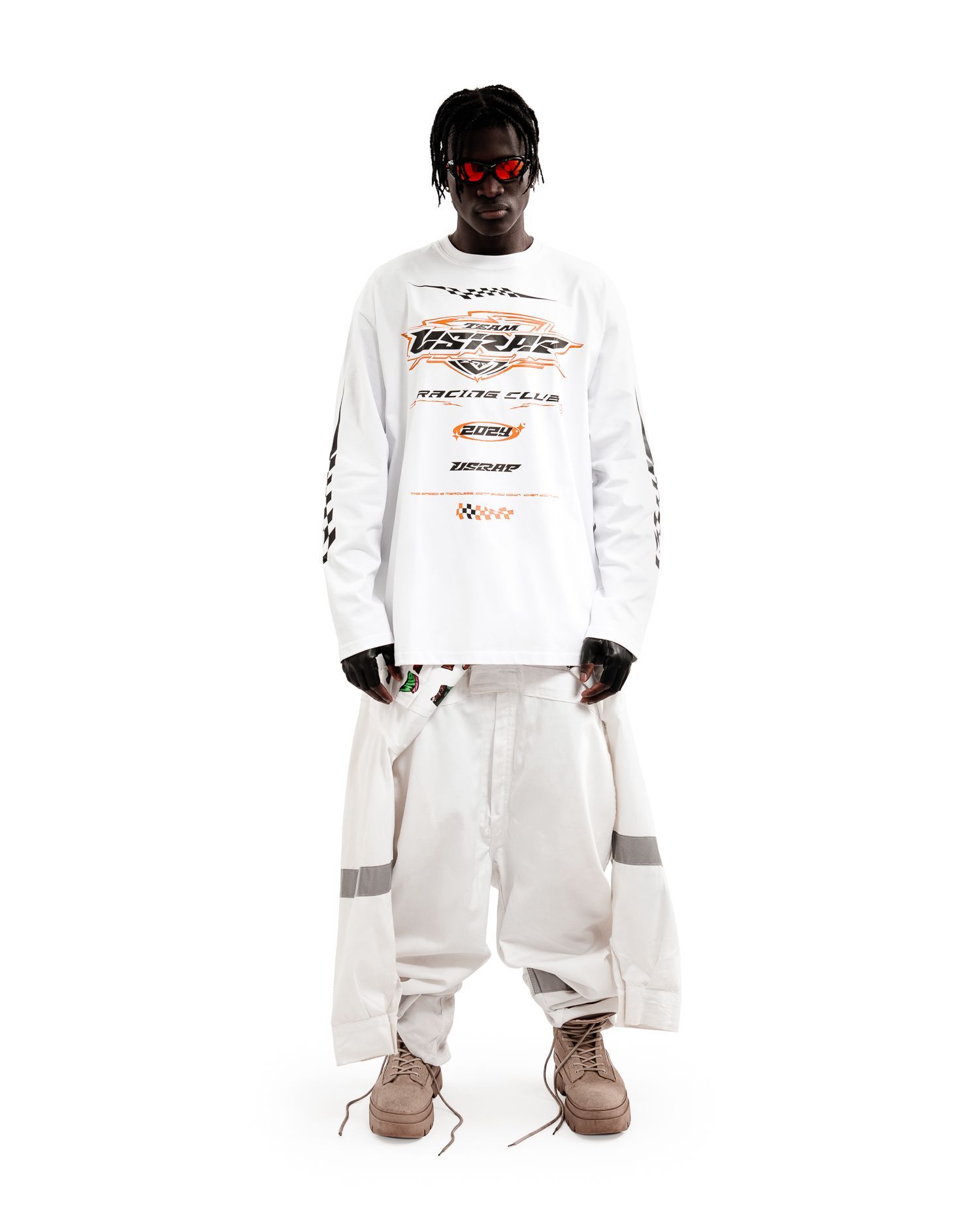 Лонгслив "VRC v.1" white