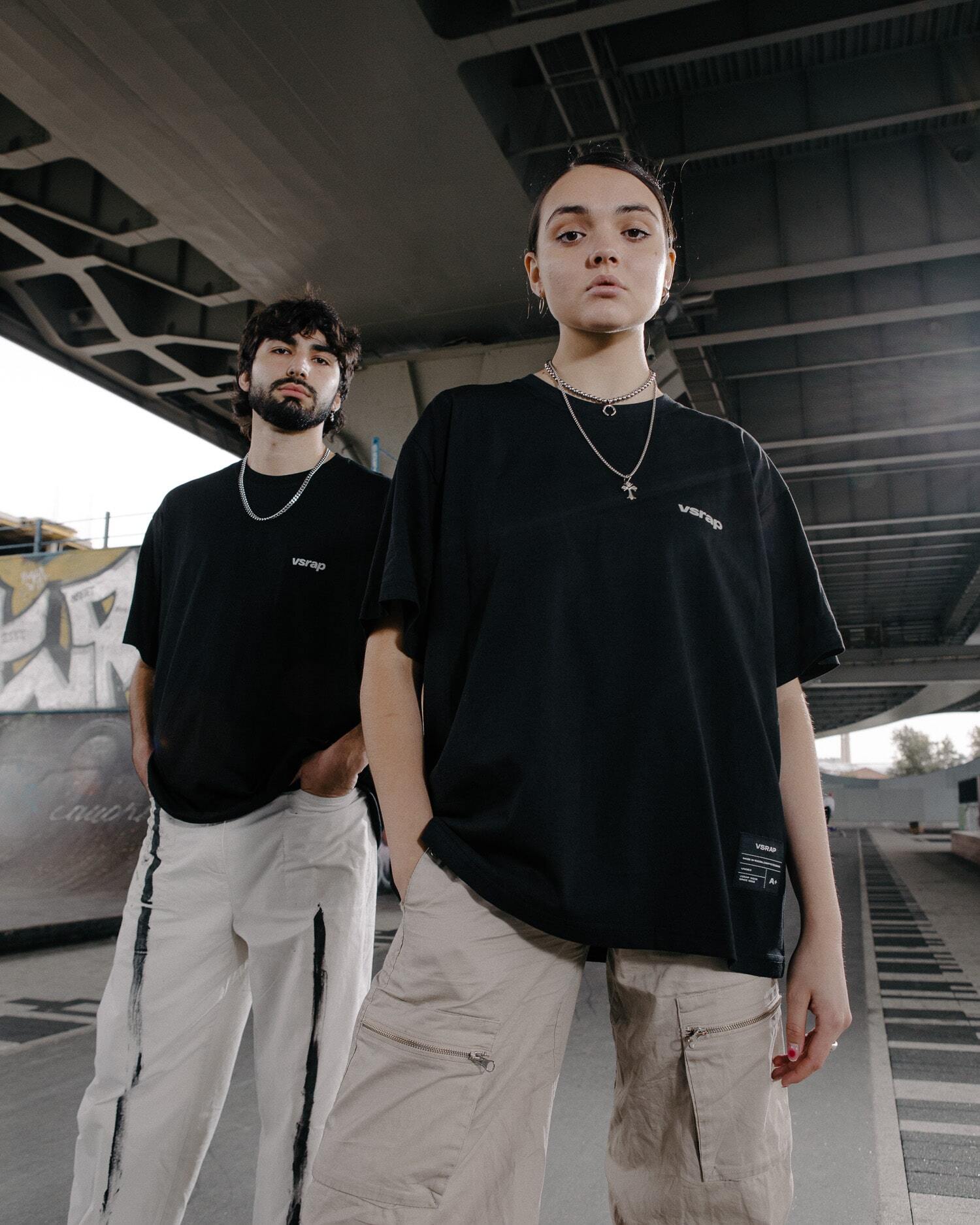 Футболка "VSRAP basic" logo reflective