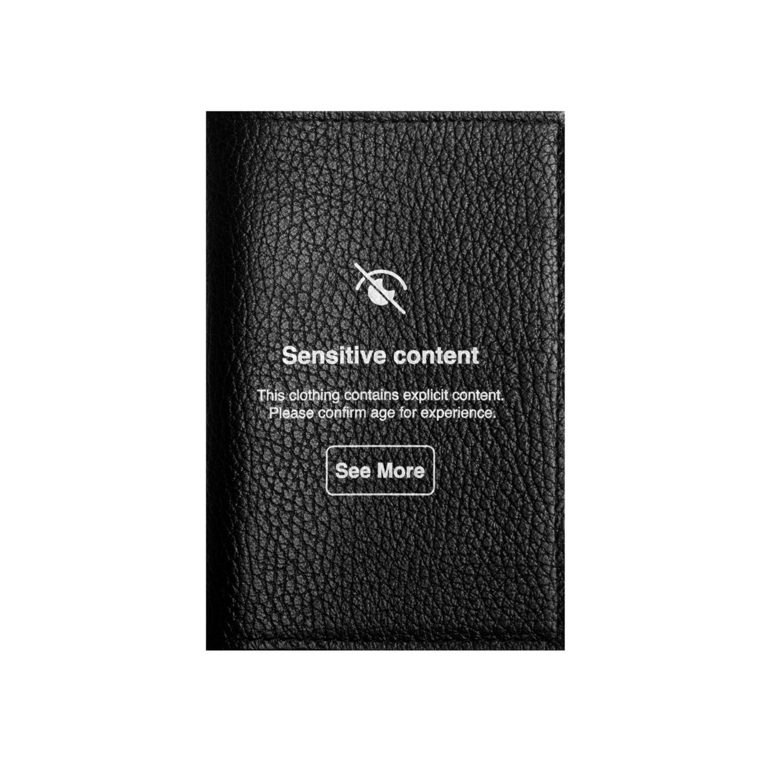 Обложка на паспорт "Sensitive content"