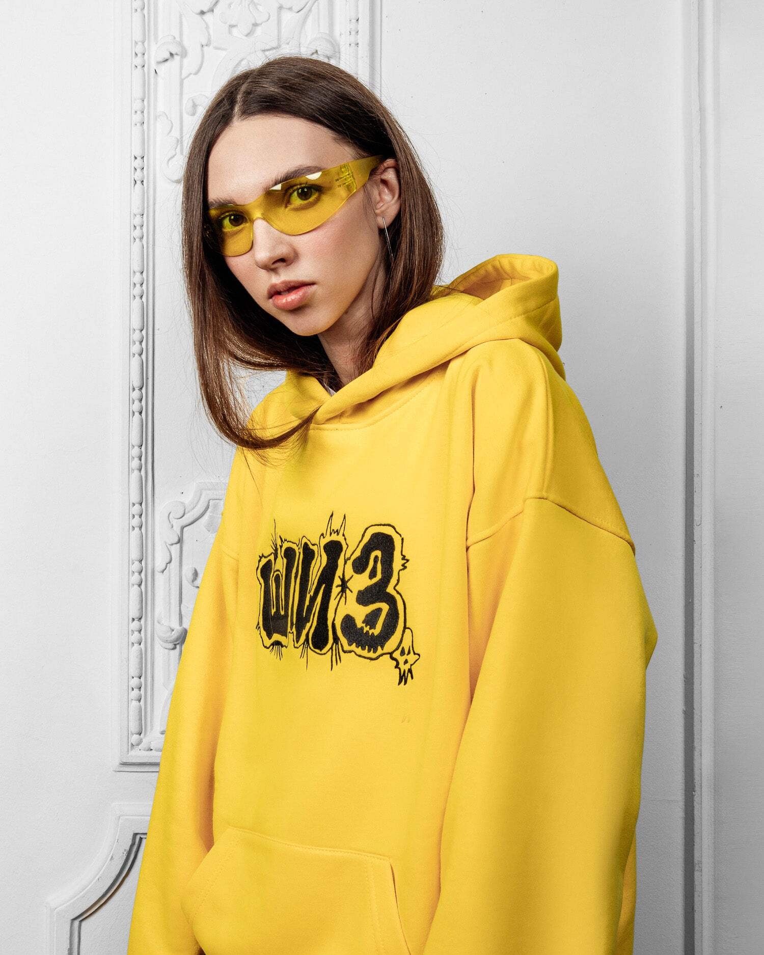 Худи "Шиз" by ANTIHYPE X CUROMUSHKA