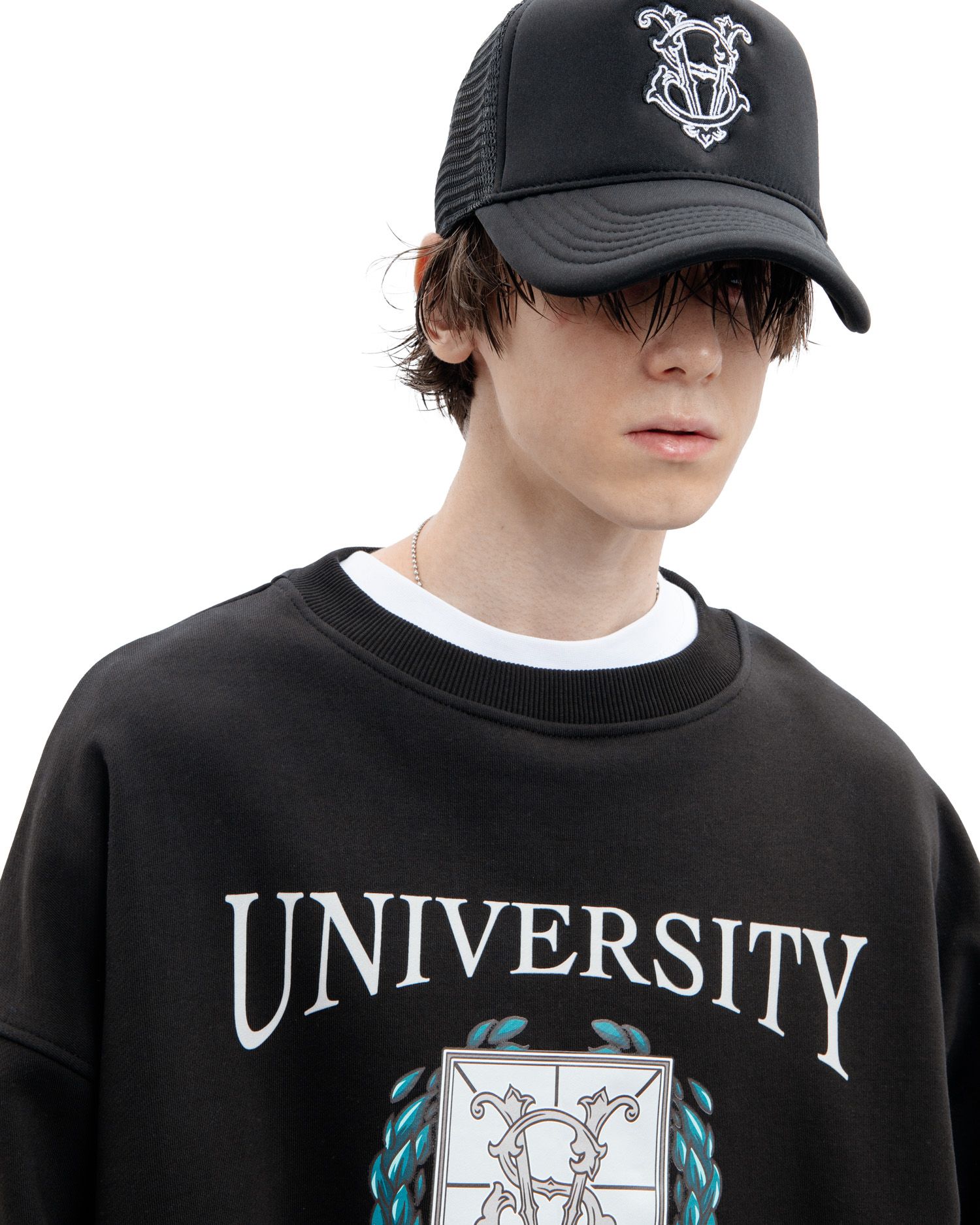 Бейсболка "University" black