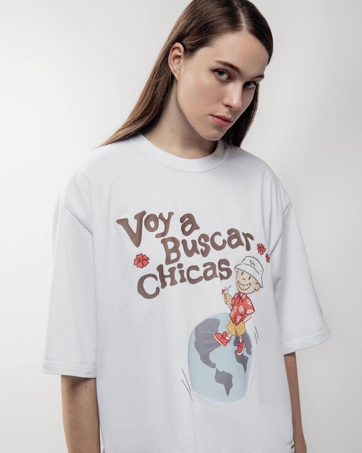 Футболка "Chicas" white