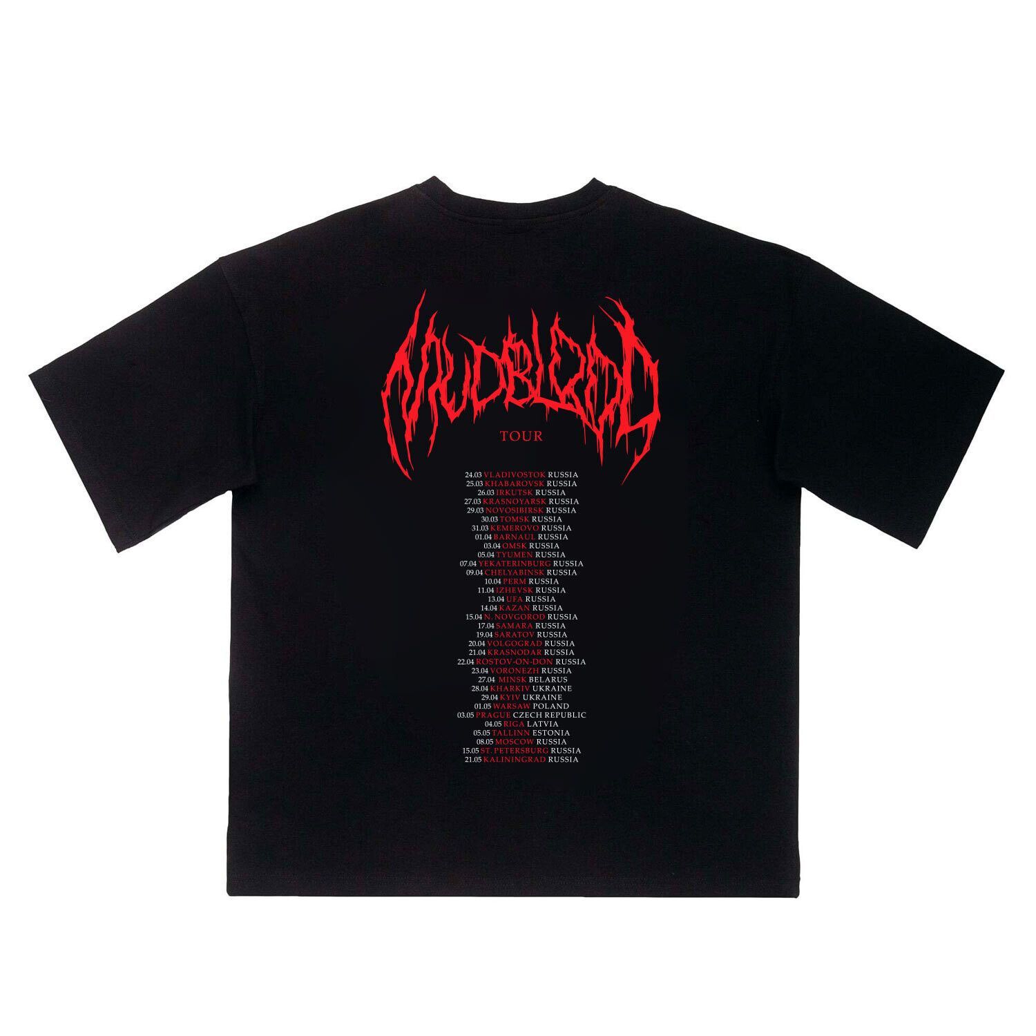 Футболка MUDBLOOD TOUR