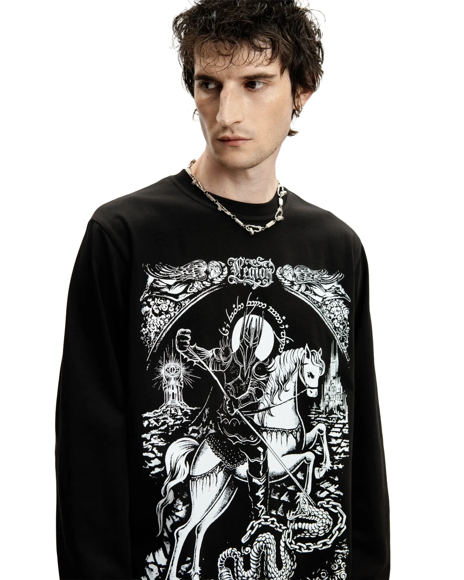Лонгслив Toxic Knight black