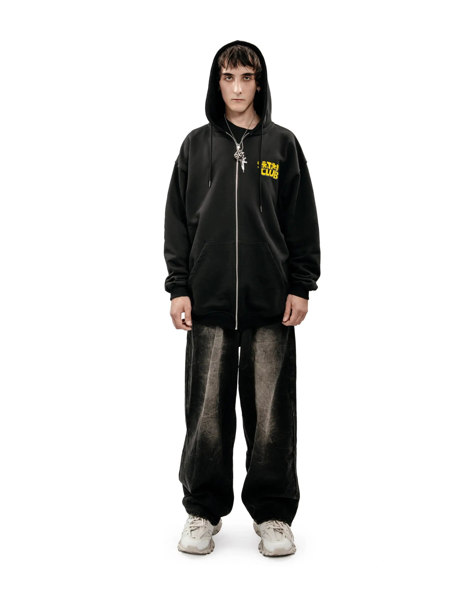 Худи STNCLUB cartoon zip
