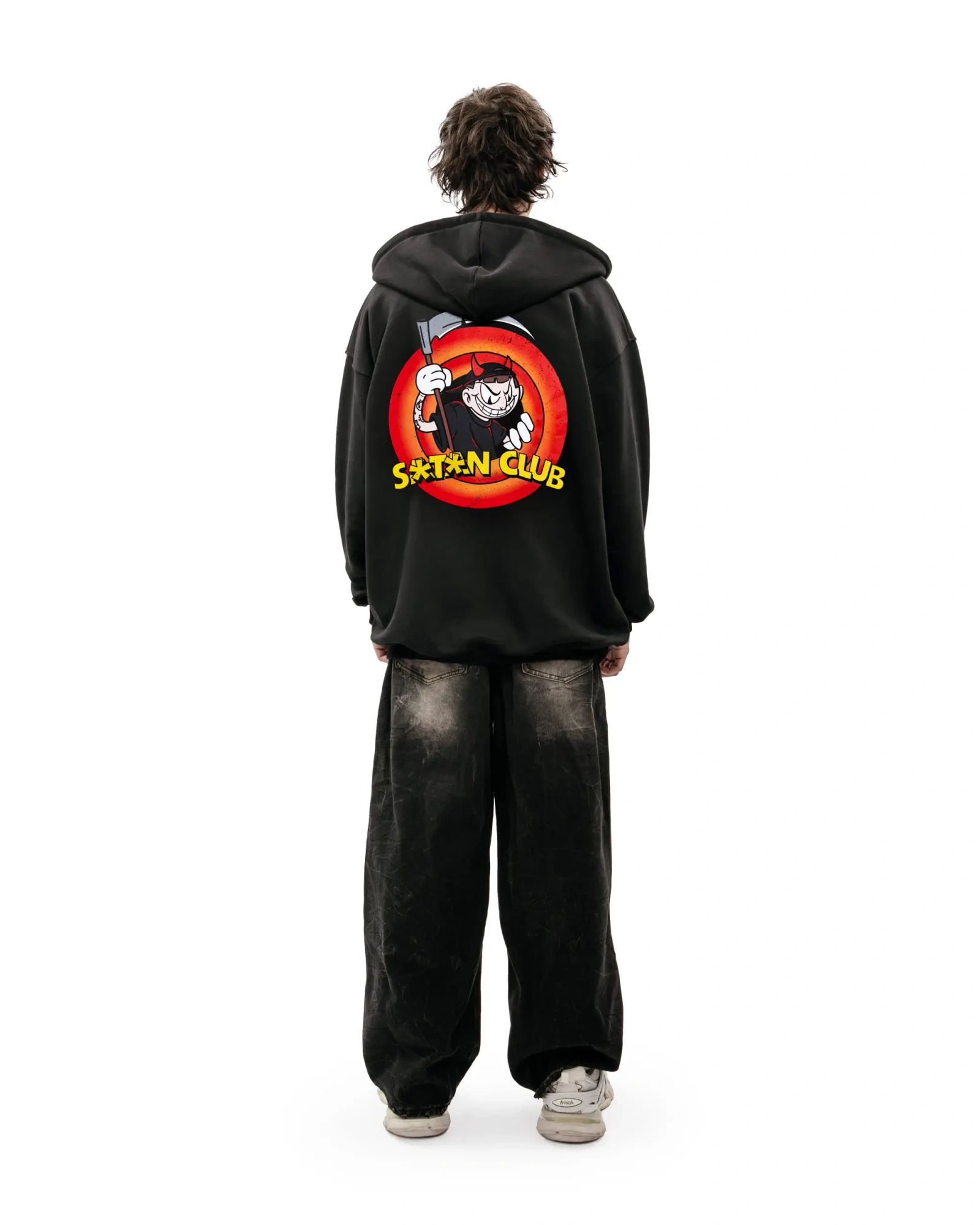 Худи STNCLUB cartoon zip