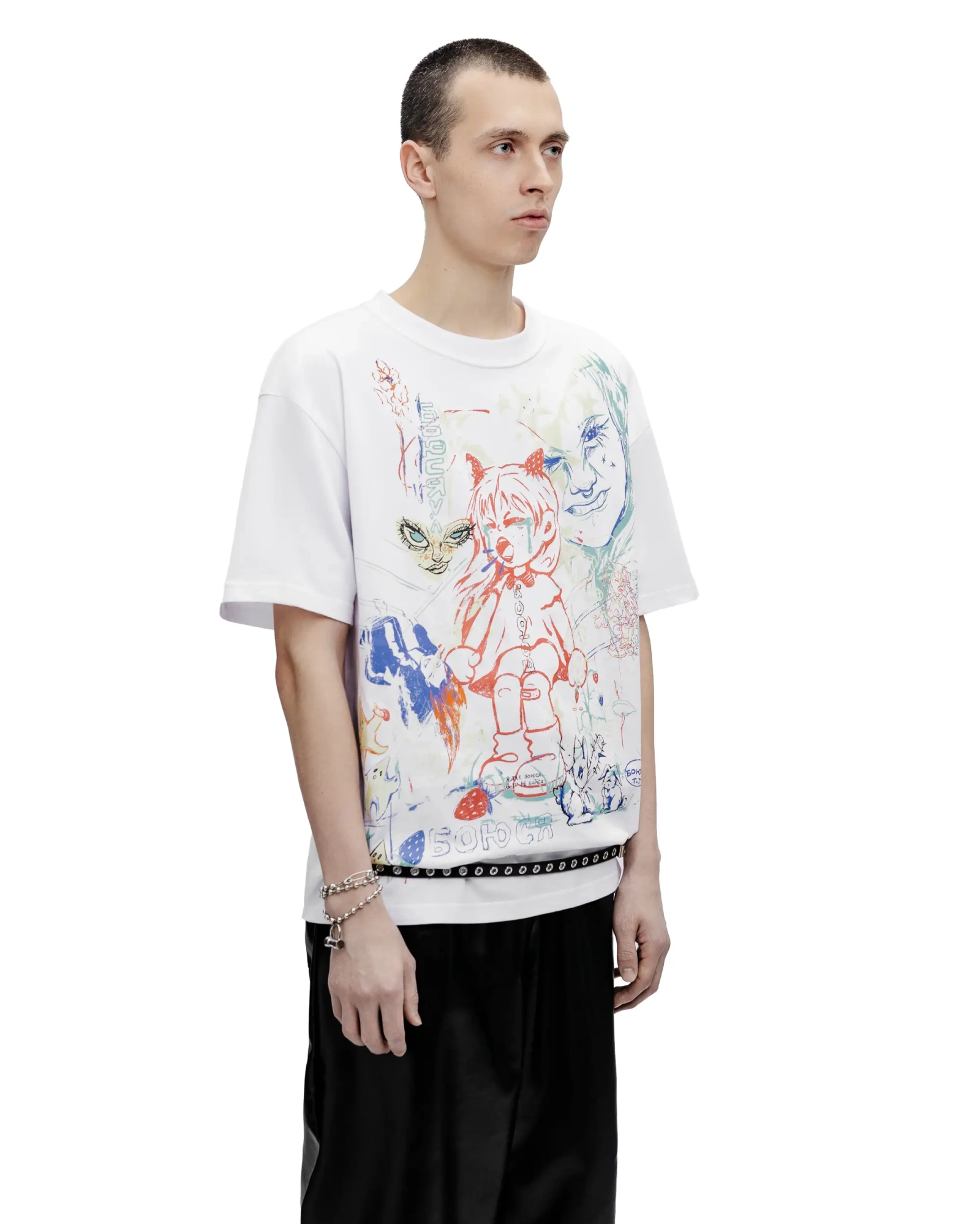 Футболка Боюся white
